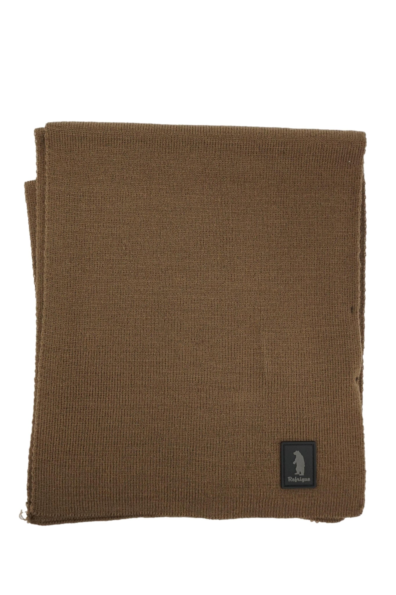 Sciarpa Rettangolare con Logo / Beige - Ideal Moda