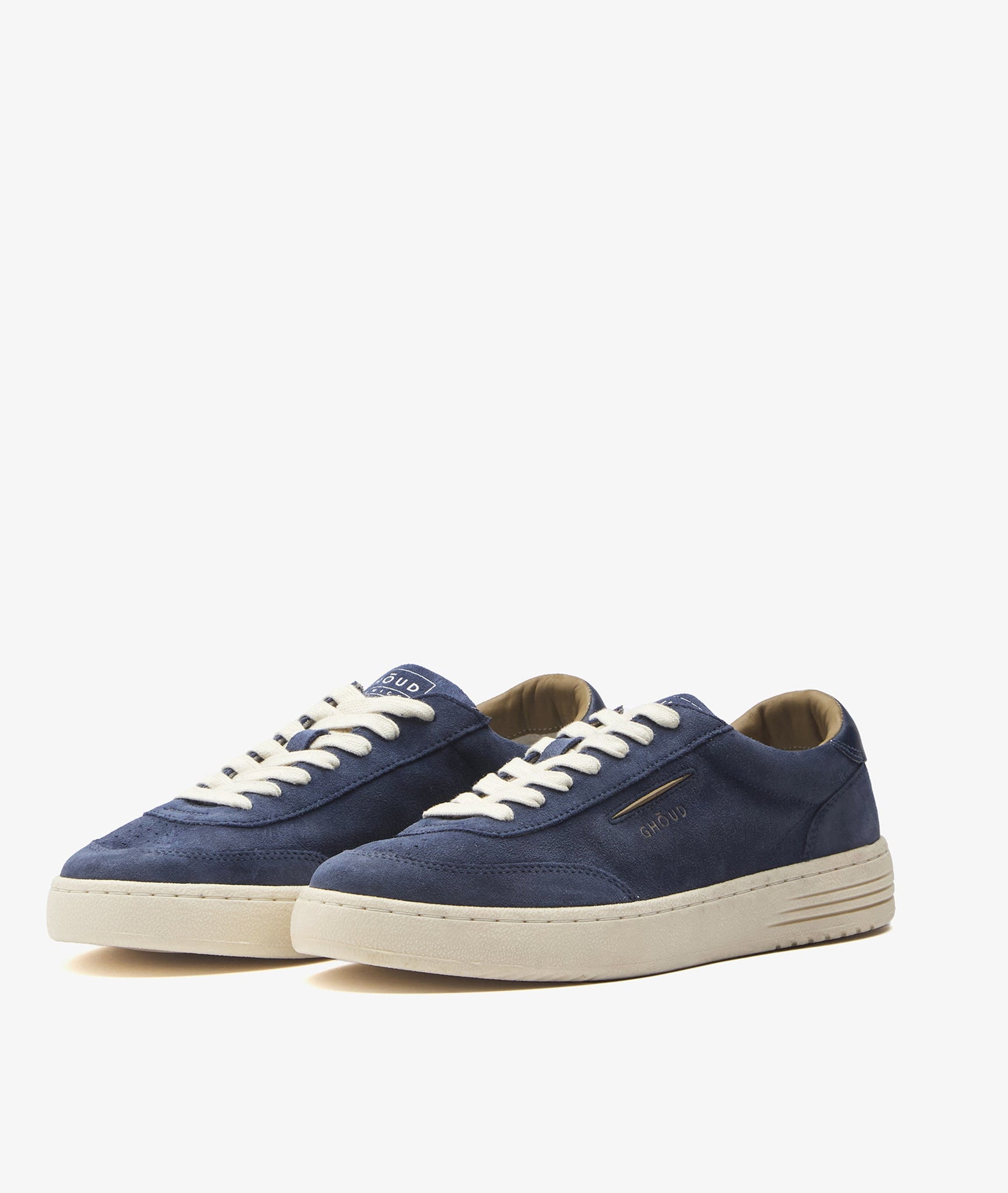 Sneaker in Pelle Lido Low / Blu - Ideal Moda