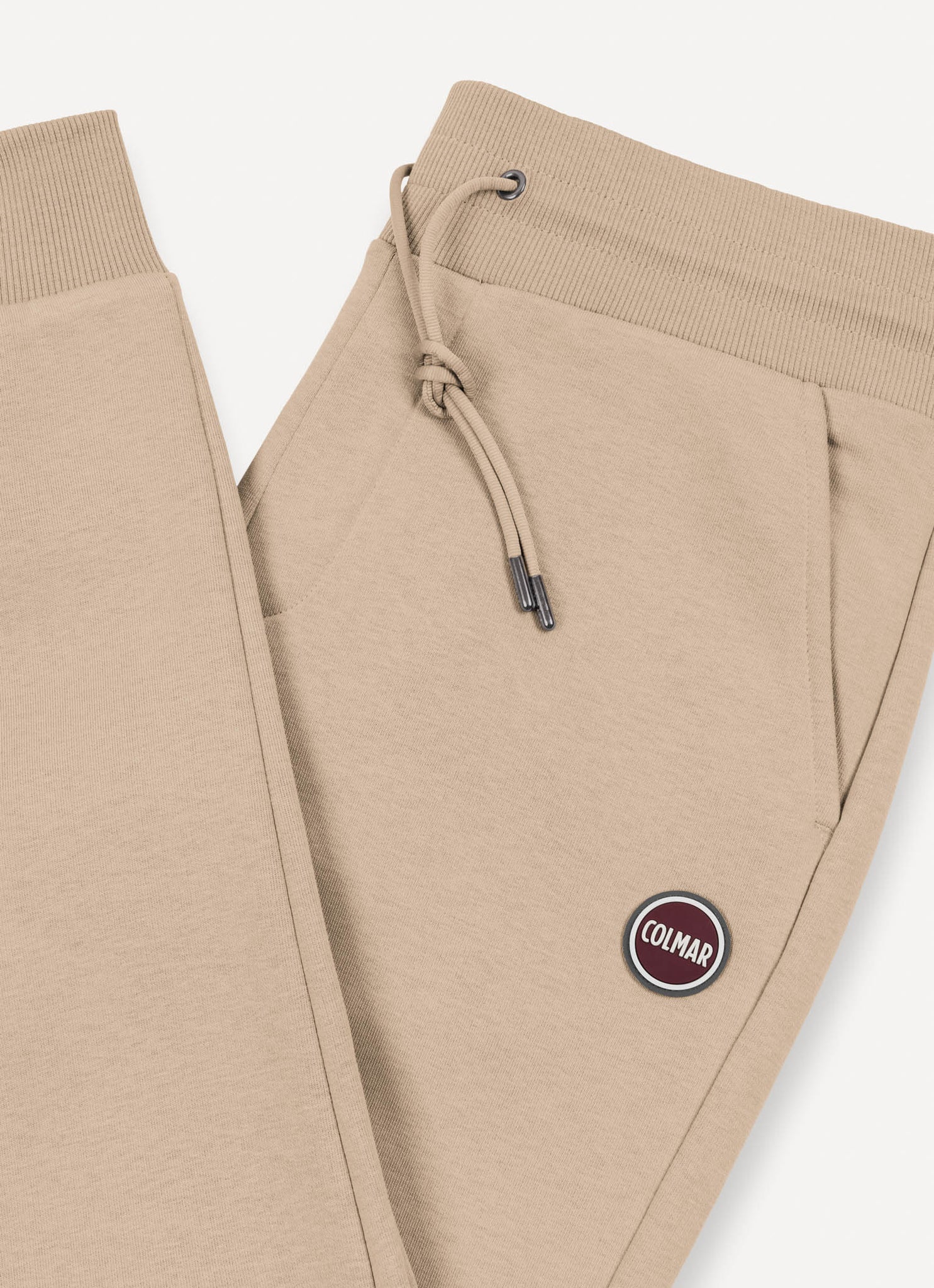 Pantalone in Felpa con Logo / Beige - Ideal Moda
