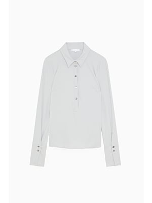 Camicia in Tessuto Tecnico / Grigio - Ideal Moda