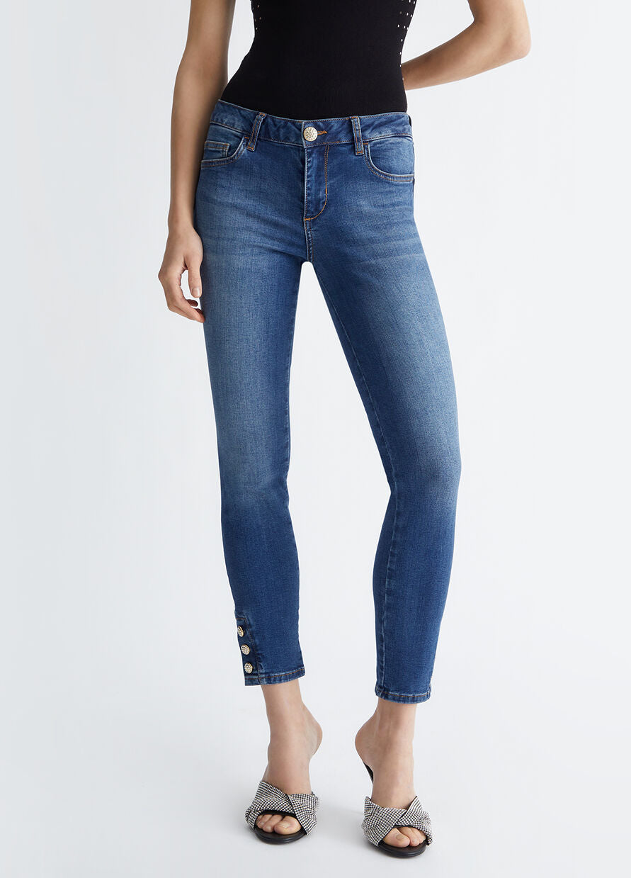 Jeans Skinny Bottom Up / Jeans - Ideal Moda