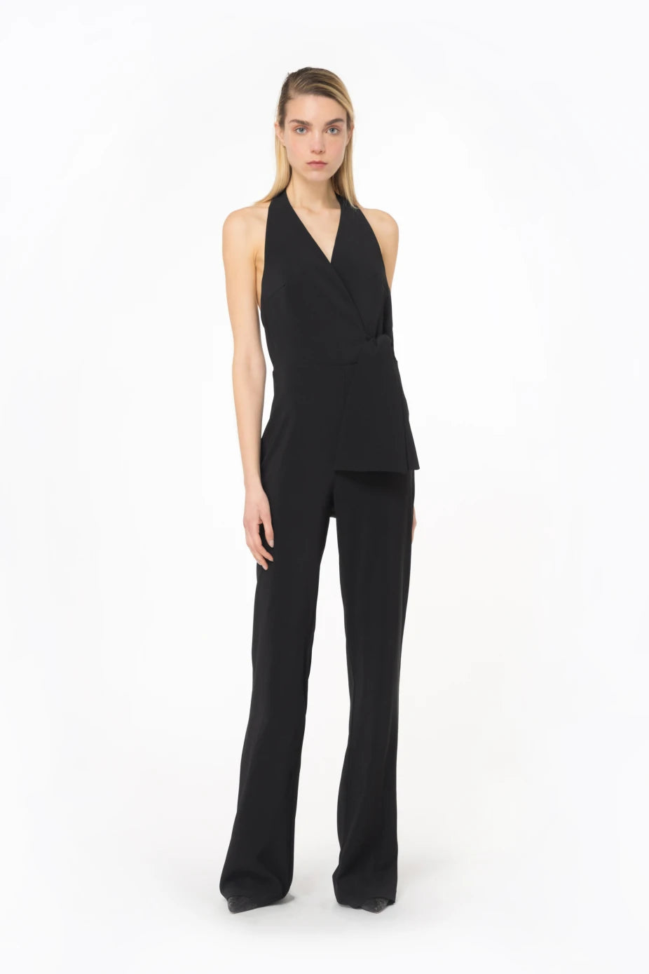 Tuta con Scollo All'americana / Nero - Ideal Moda