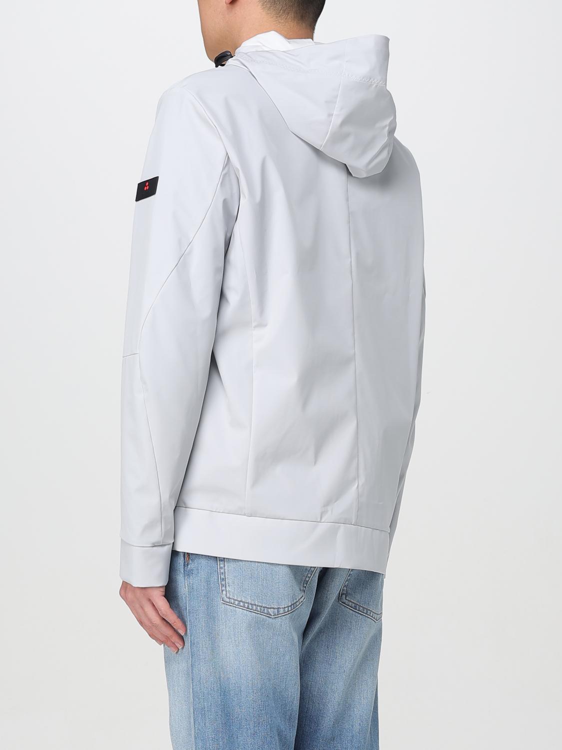 Giacca a Vento Corta con Cappuccio / Bianco - Ideal Moda