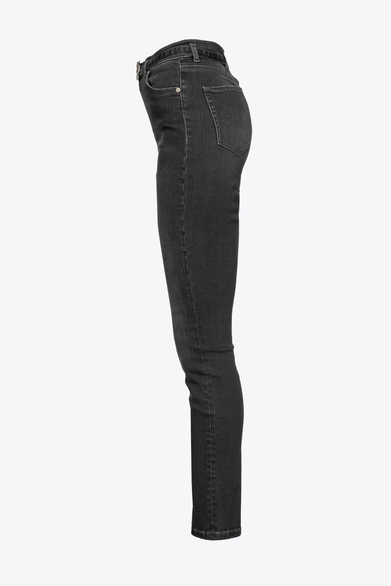 Jeans Susan Skinny Black in Tessuto Stretch / Nero - Ideal Moda
