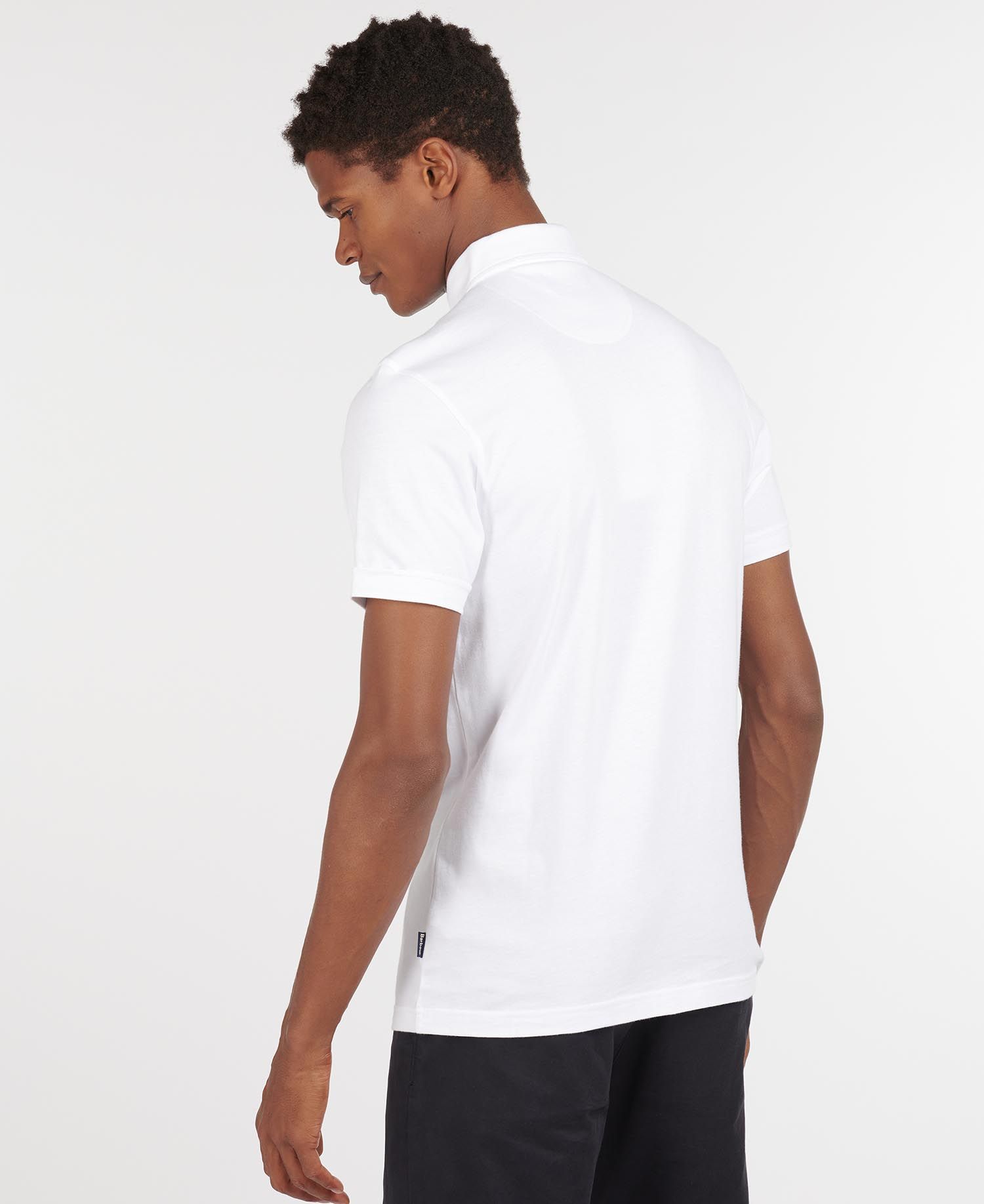 Polo Corpatch in Jersey Barbour / Bianco - Ideal Moda