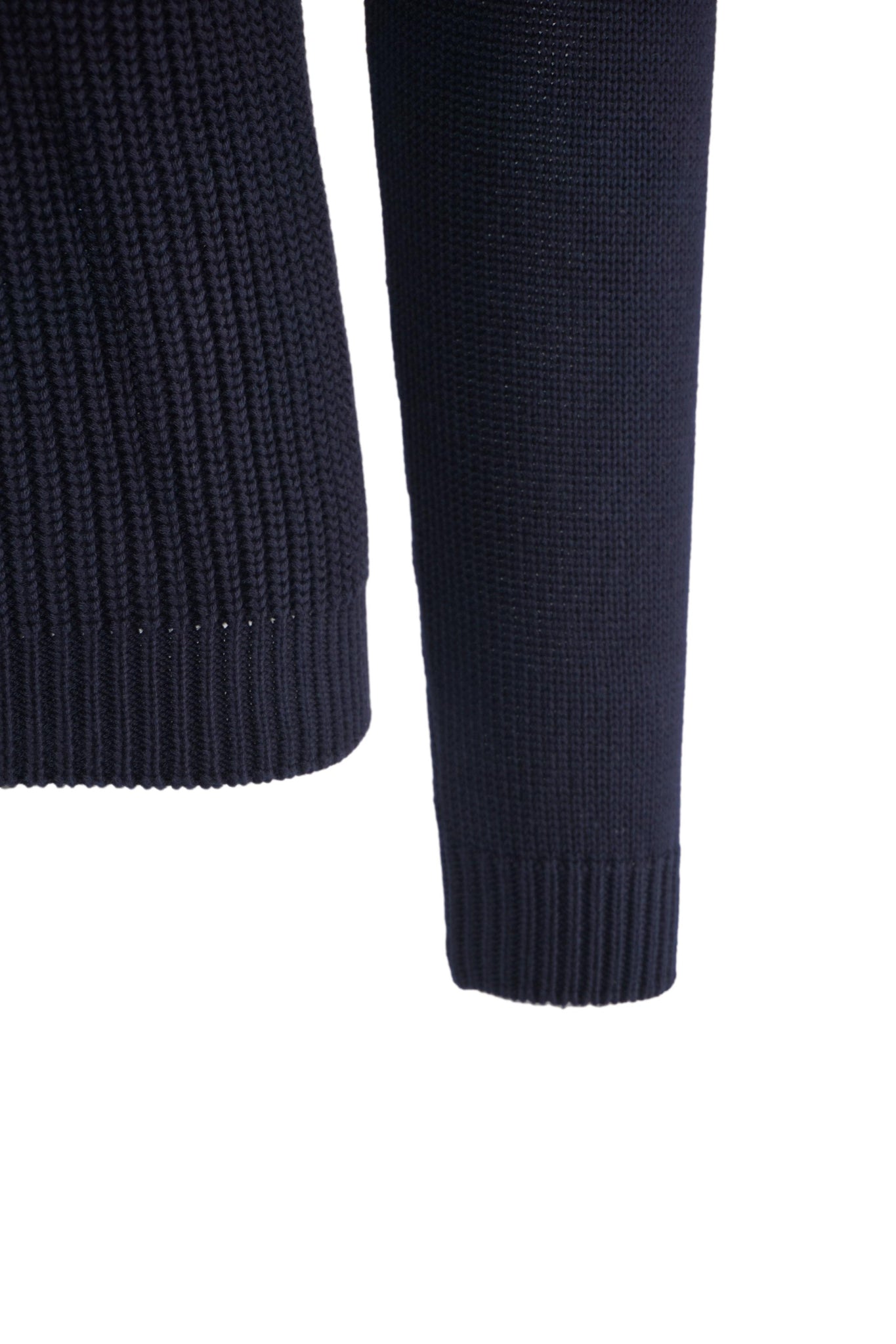 Maglia Girocollo a Costa Inglese / Blu - Ideal Moda