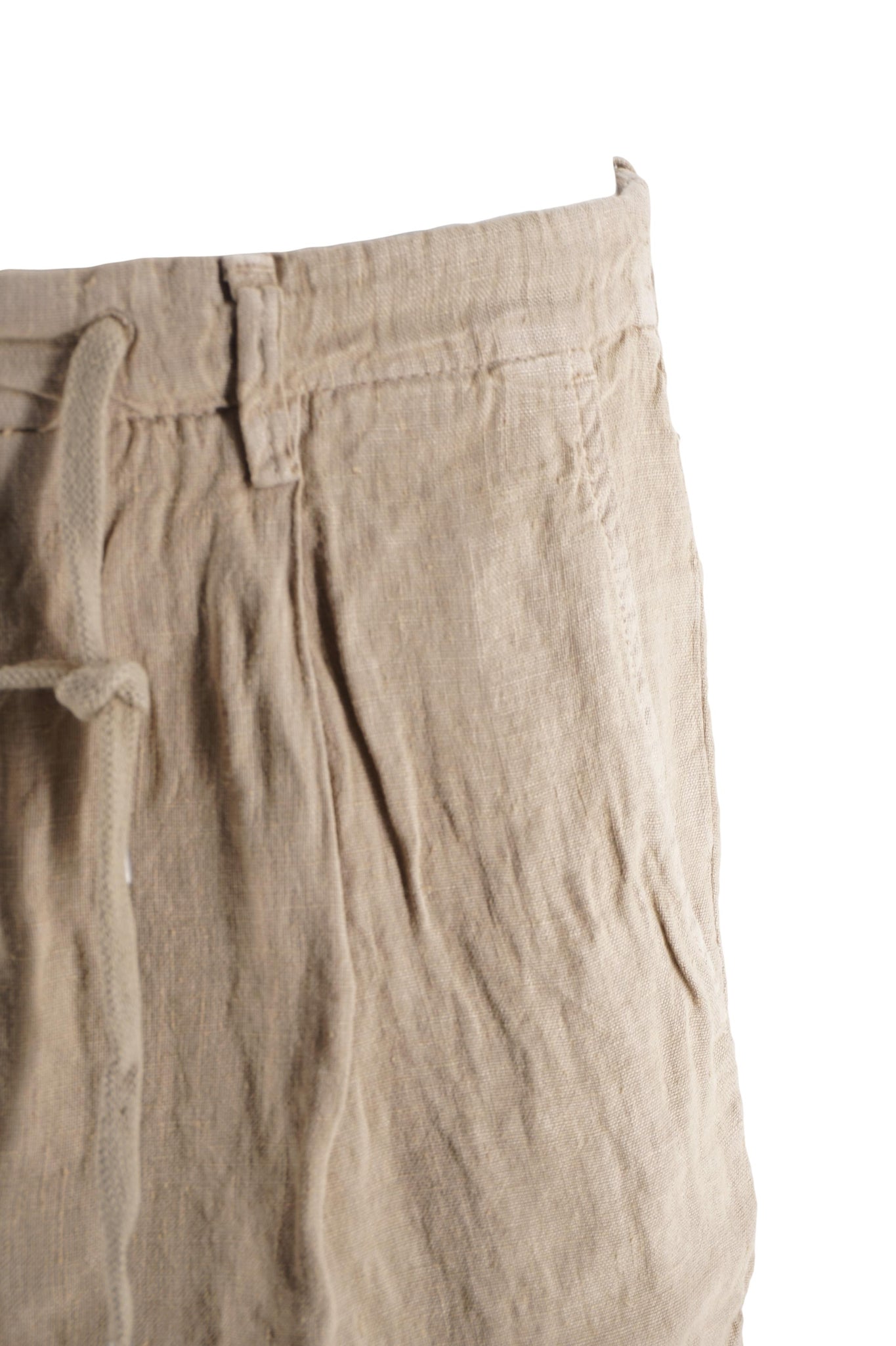 Pantaloncino in Lino Modello Coachbe / Beige - Ideal Moda