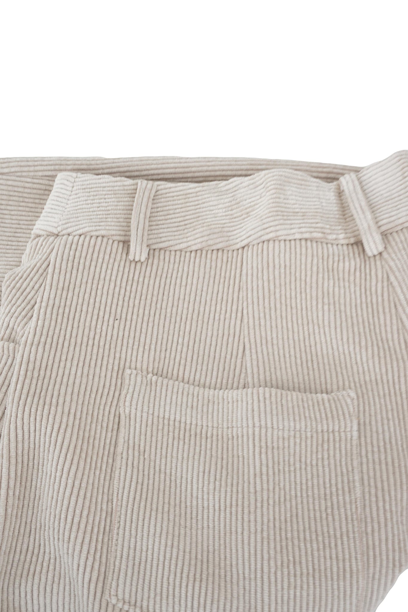 Pantalone in Velluto a Coste / Beige - Ideal Moda
