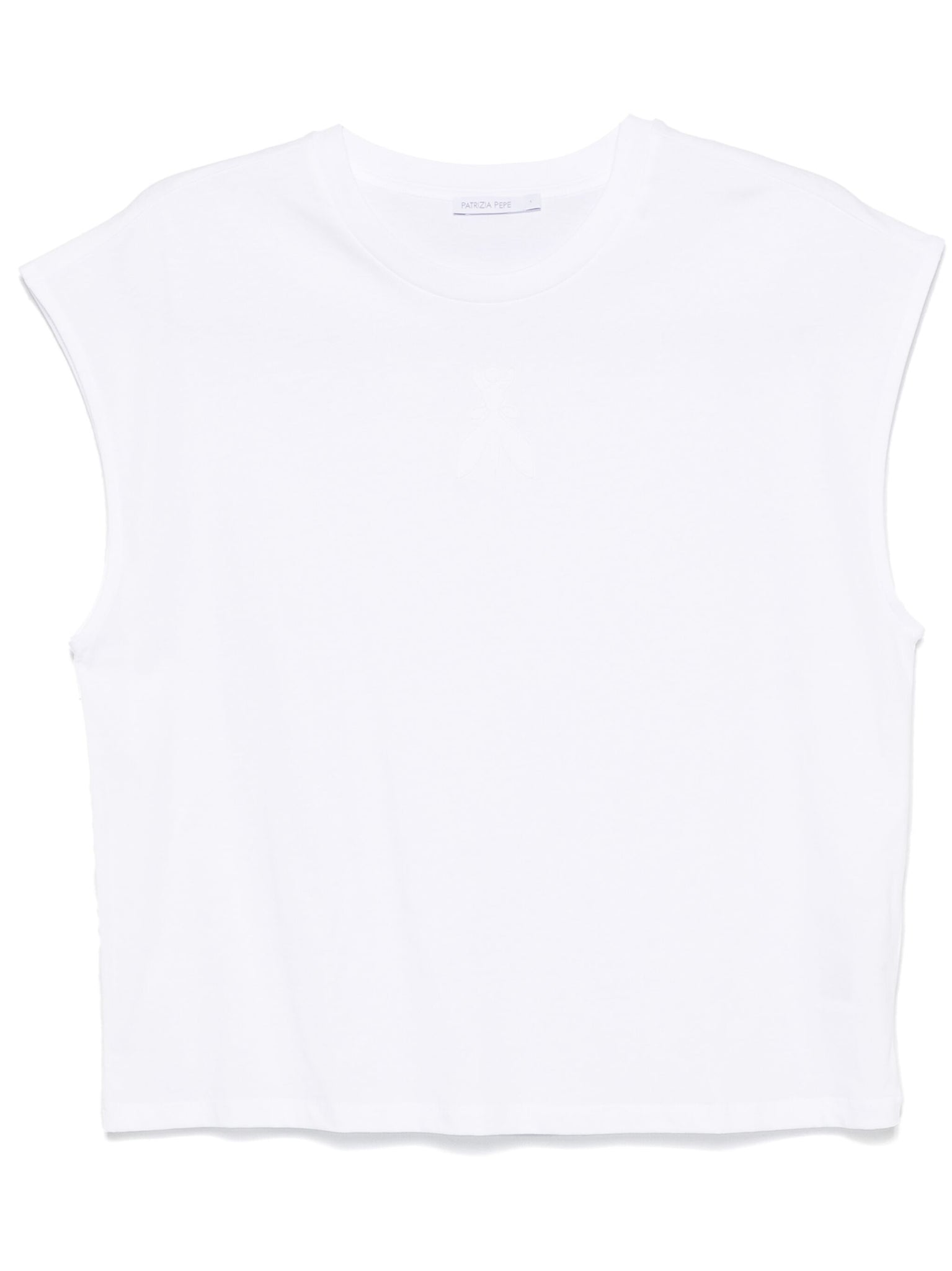 T-Shirt con Logo sul Retro / Bianco - Ideal Moda