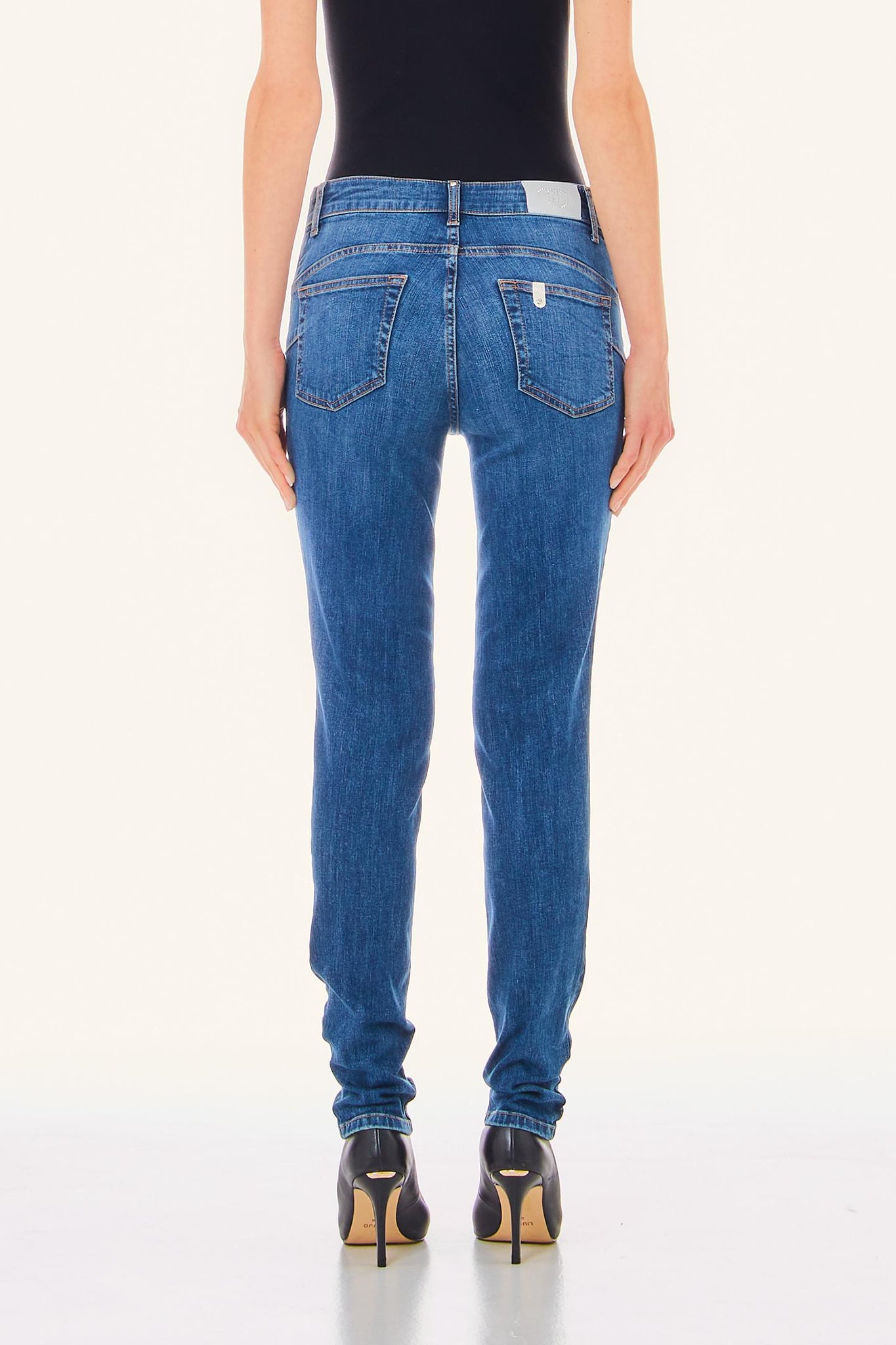 Jeans Bottom Up in Denim / Jeans - Ideal Moda