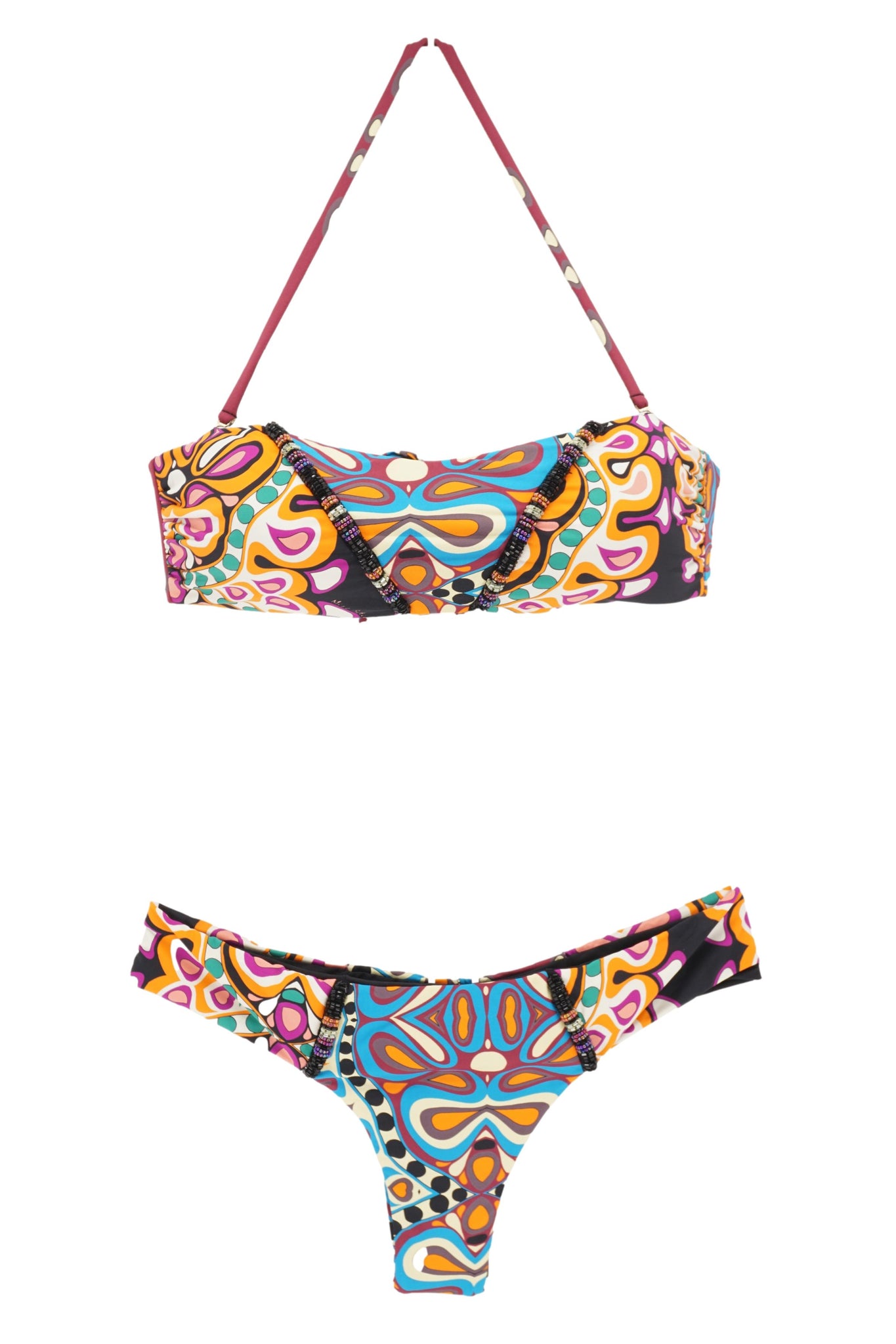 Bikini a Fascia / Multicolor - Ideal Moda