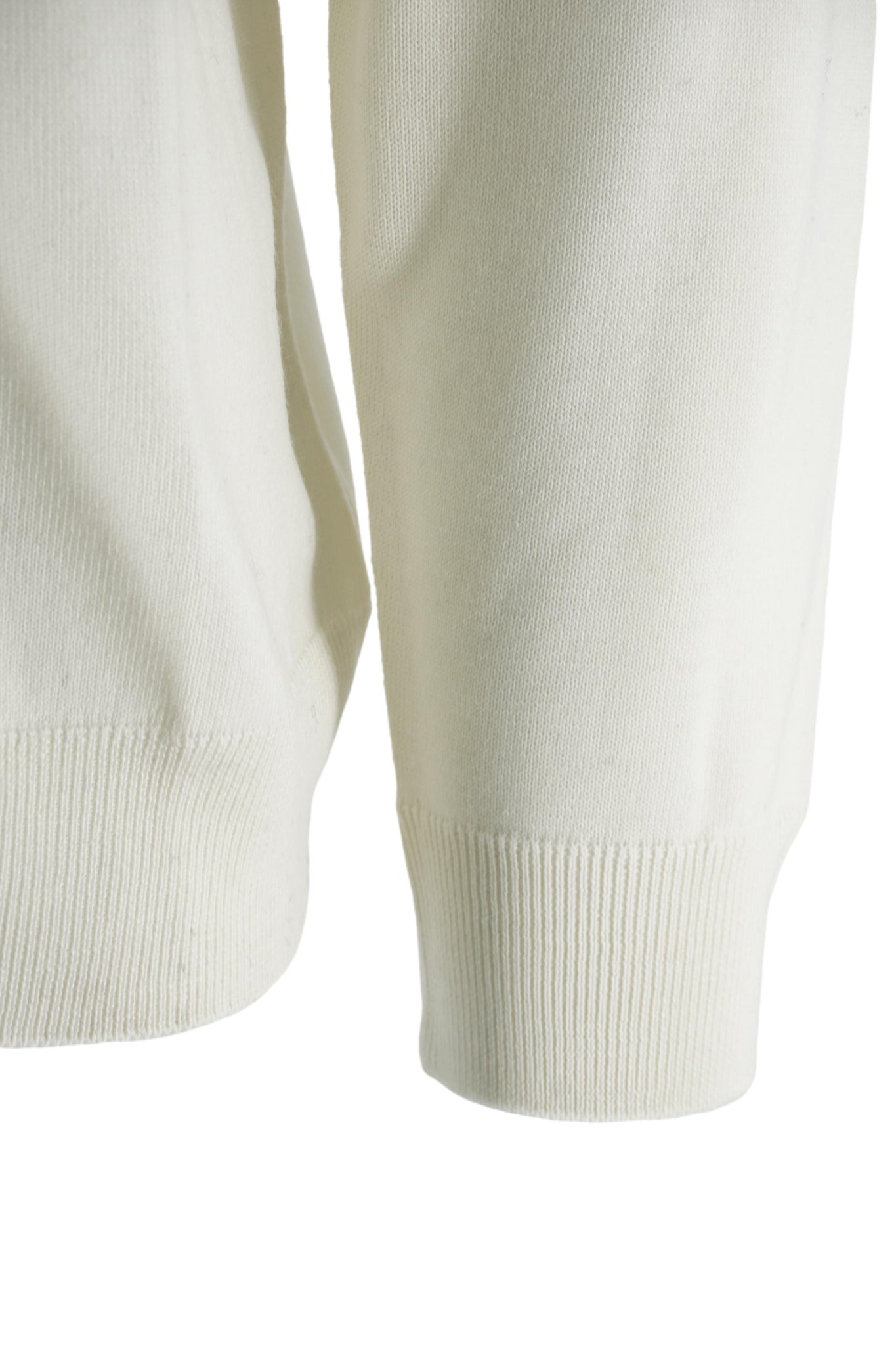 Cardigan in Lana Merino Extrafine / Bianco - Ideal Moda