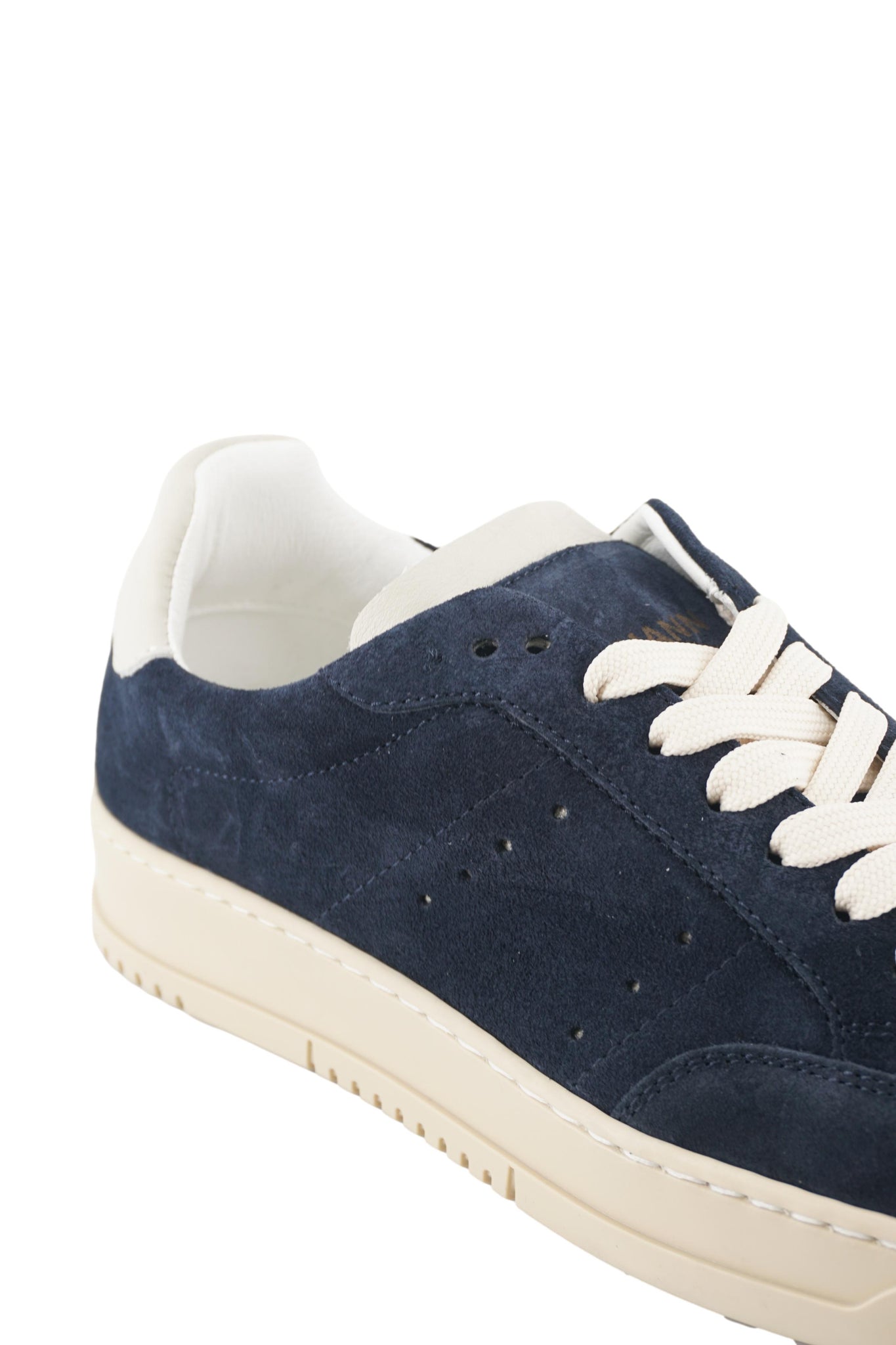 Sneaker in Camoscio con Suola in Gomma / Blu - Ideal Moda