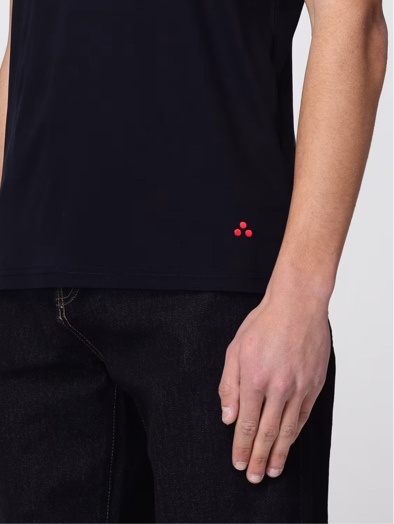 T-Shirt in Cotone con Logo / Blu - Ideal Moda