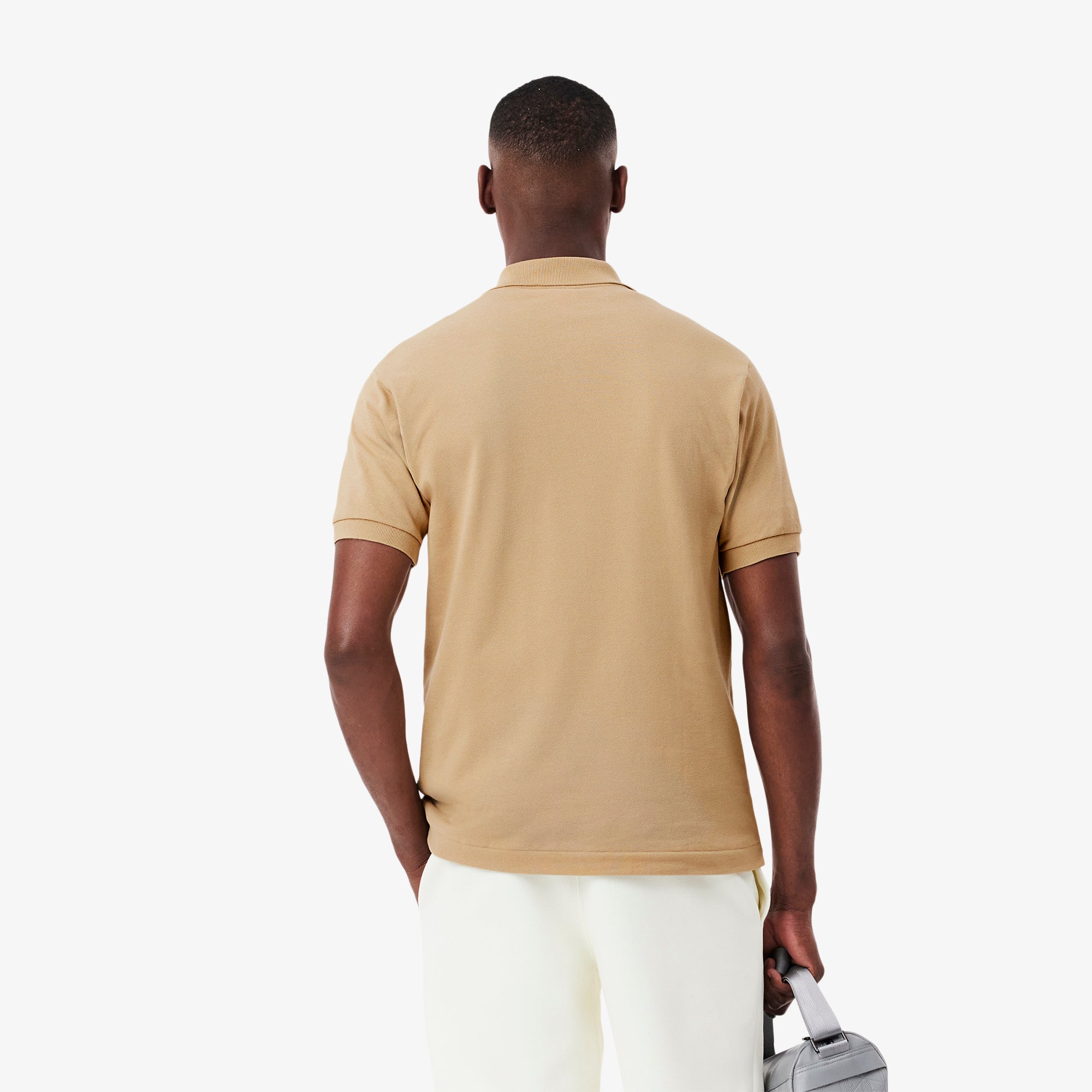 Polo 12.12 con Logo Lacoste / Beige - Ideal Moda