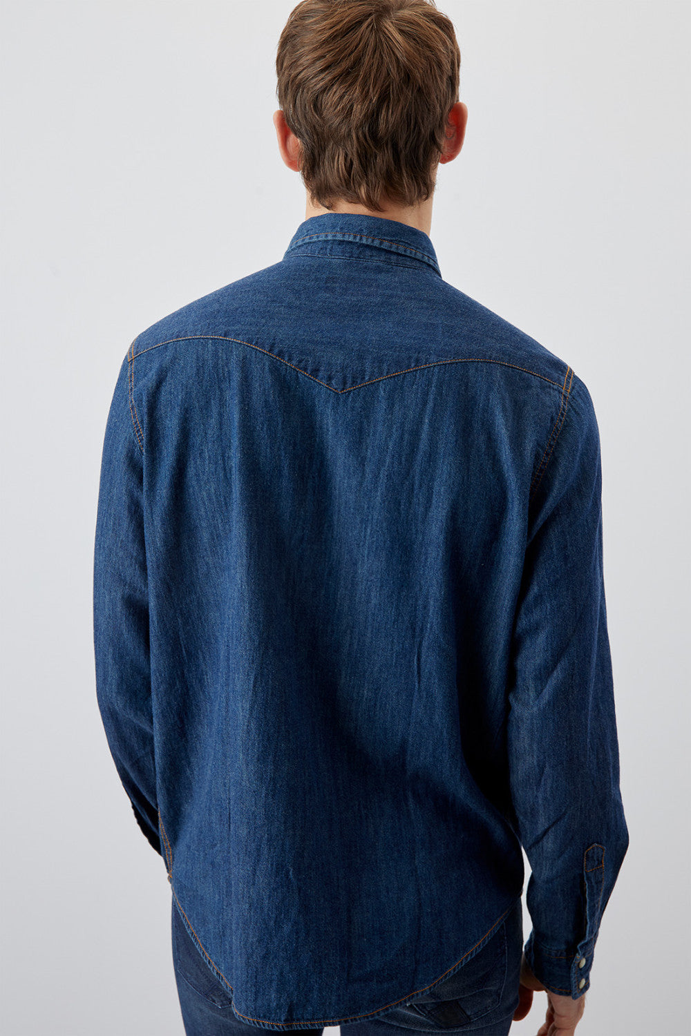 Camicia Martin in Denim / Jeans - Ideal Moda