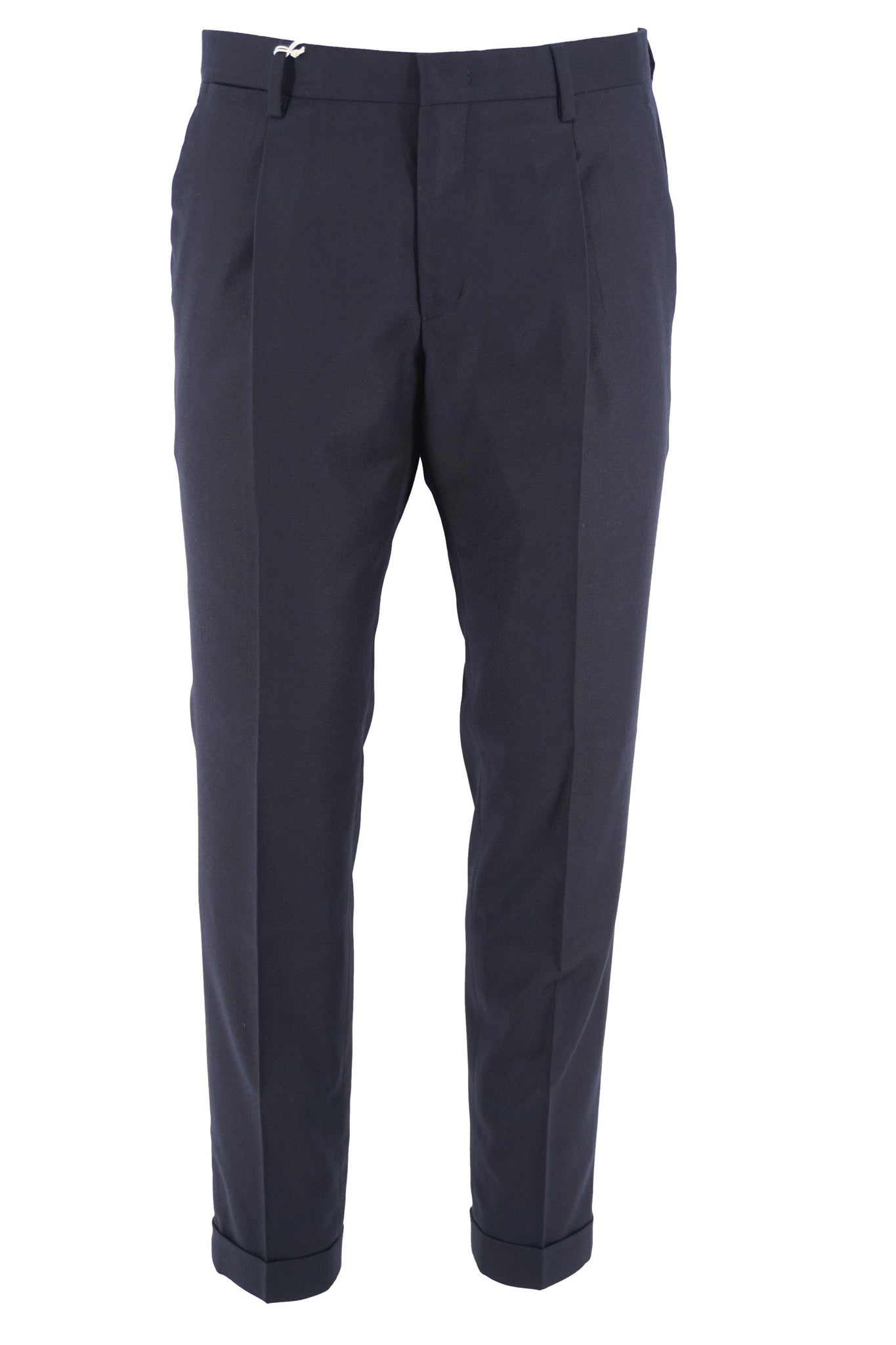 Pantalone con Pinces Modello Tiberios / Blu - Ideal Moda
