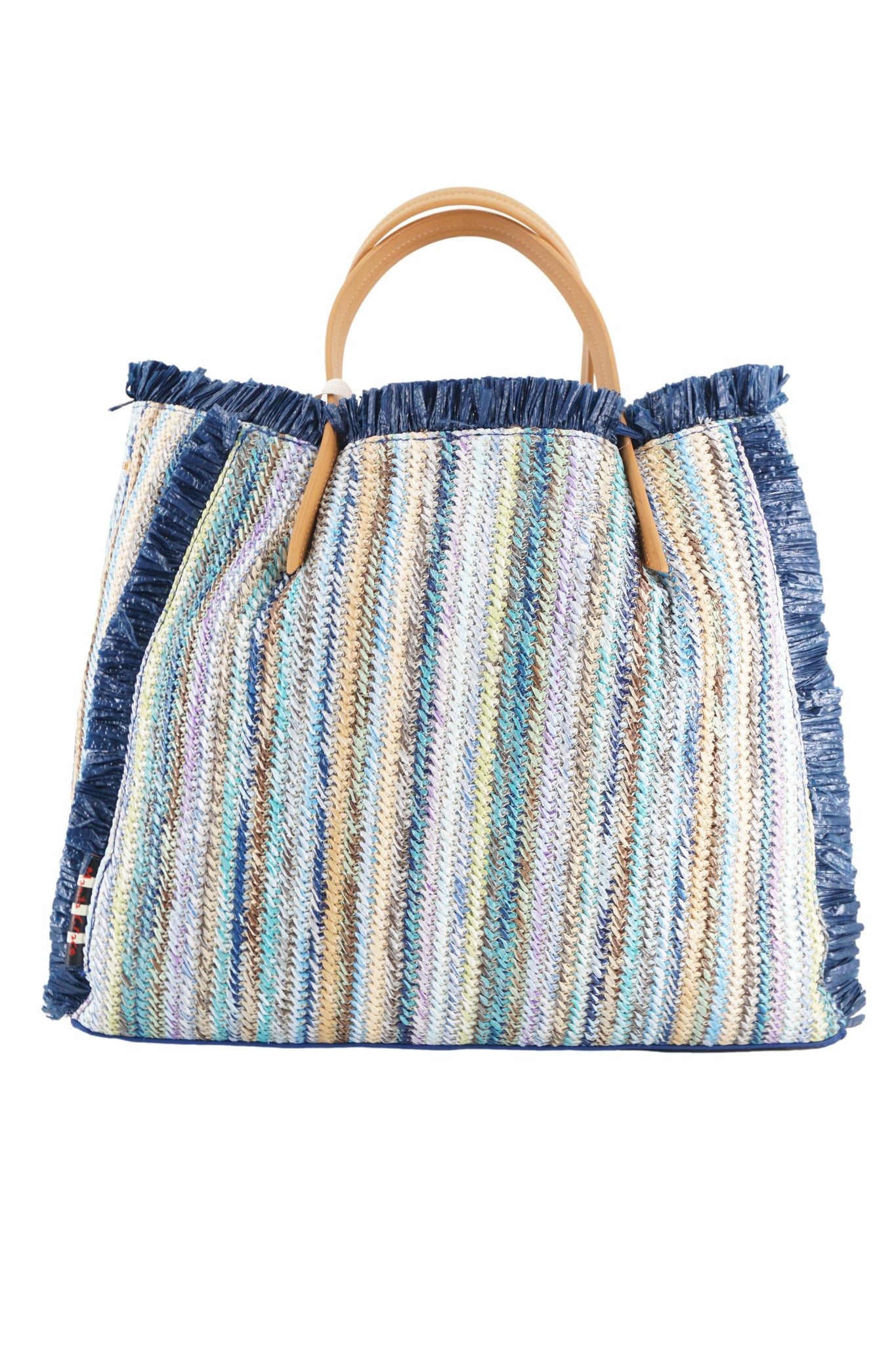 Borsa Doris in Paglia / Azzurro - Ideal Moda