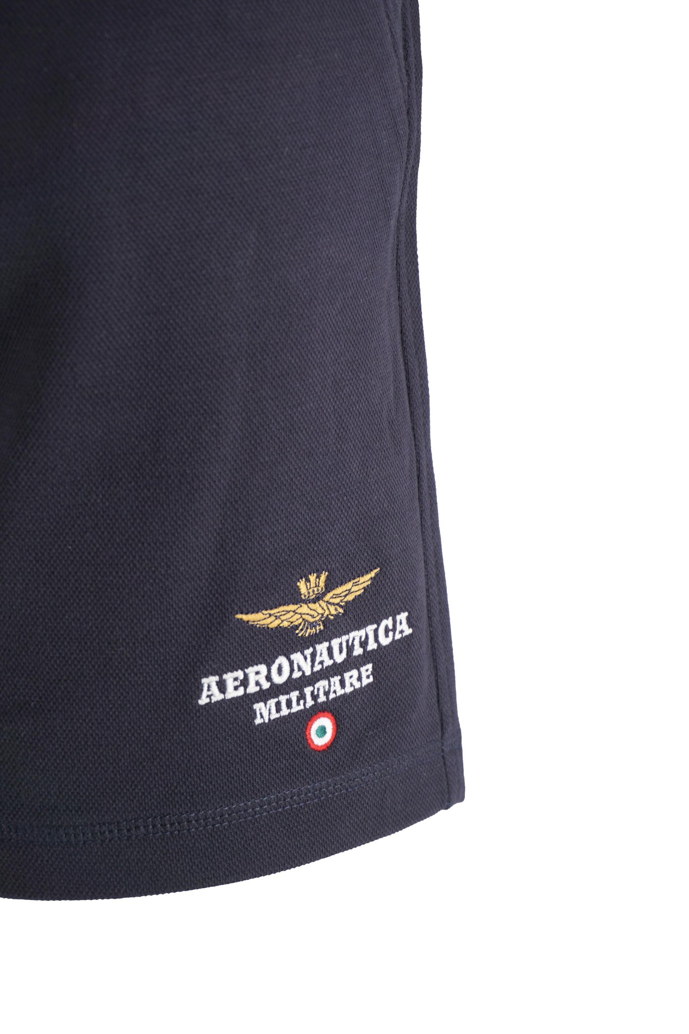 Pantaloncino in Cotone con Ricami / Blu - Ideal Moda