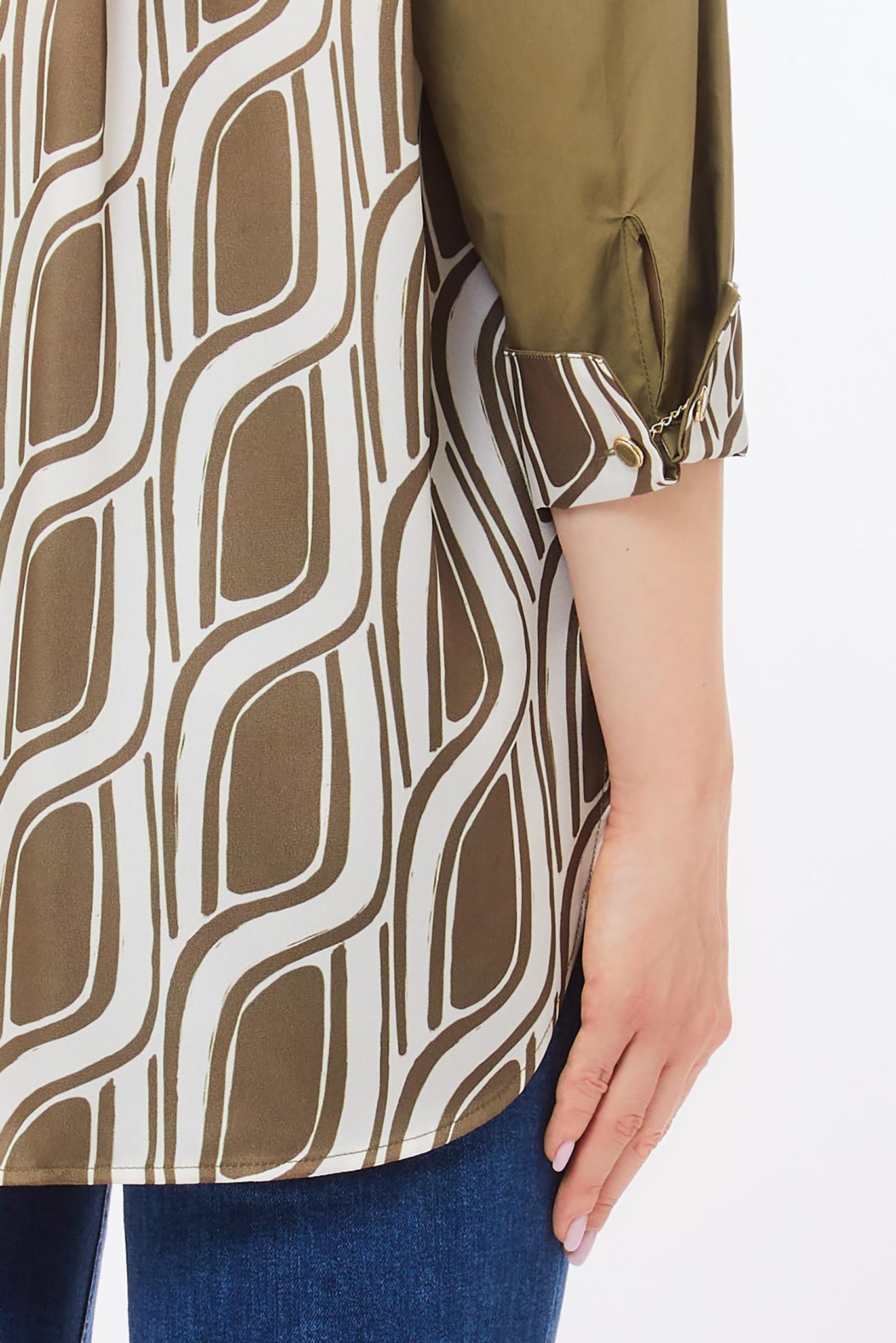 Camicia in Cotone / Verde - Ideal Moda