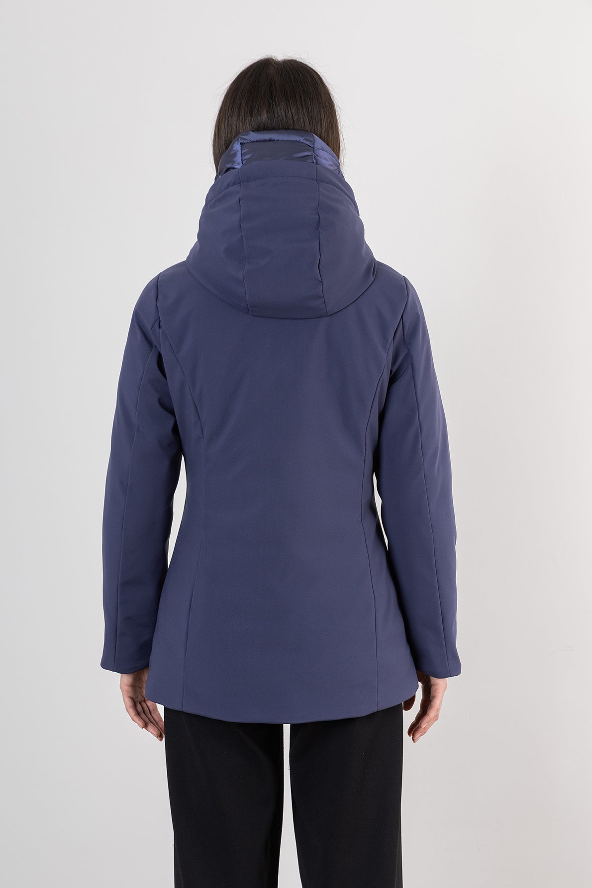 Giubbino in Softshell con Capuccio / Blu