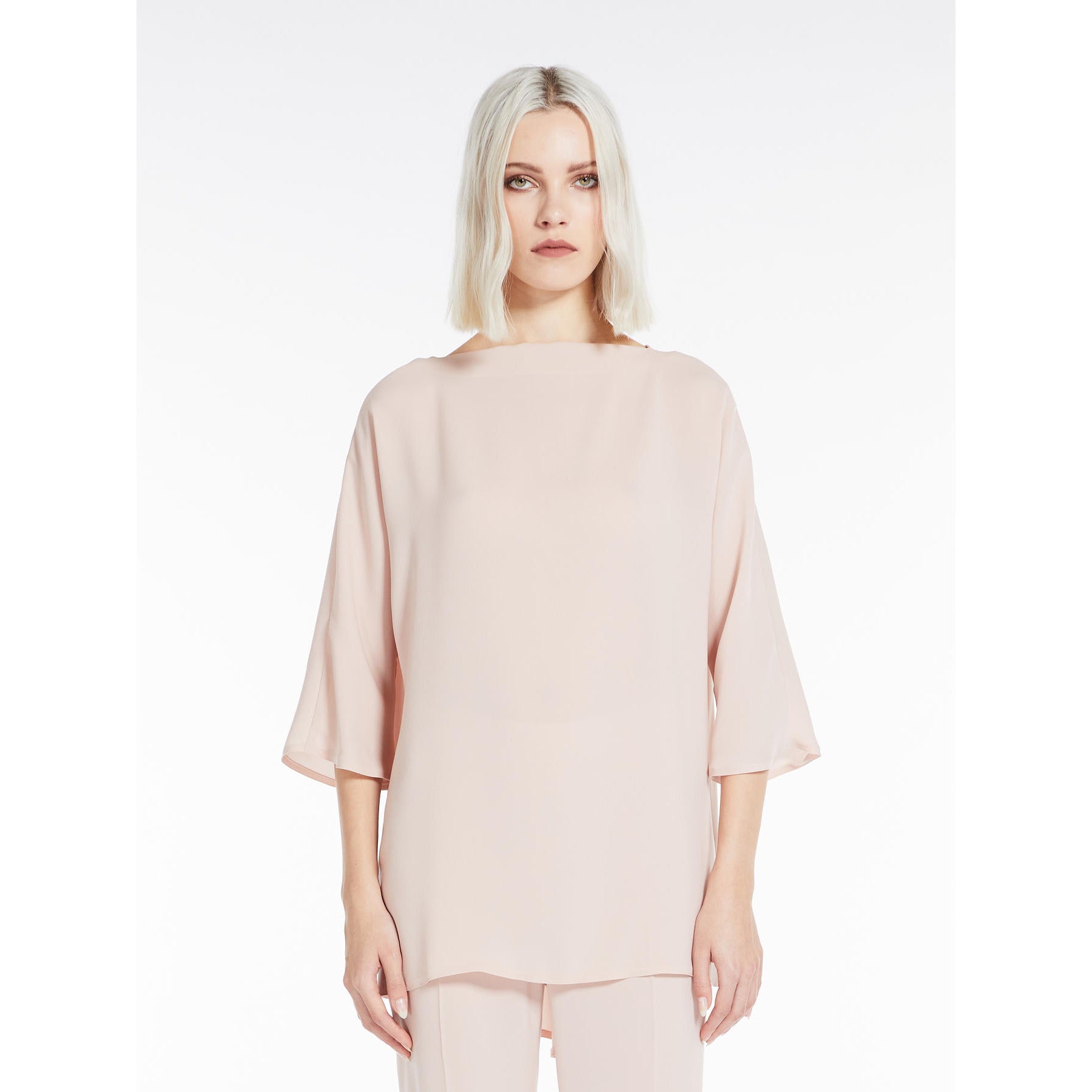 Blusa Elegante in Cady / Rosa - Ideal Moda