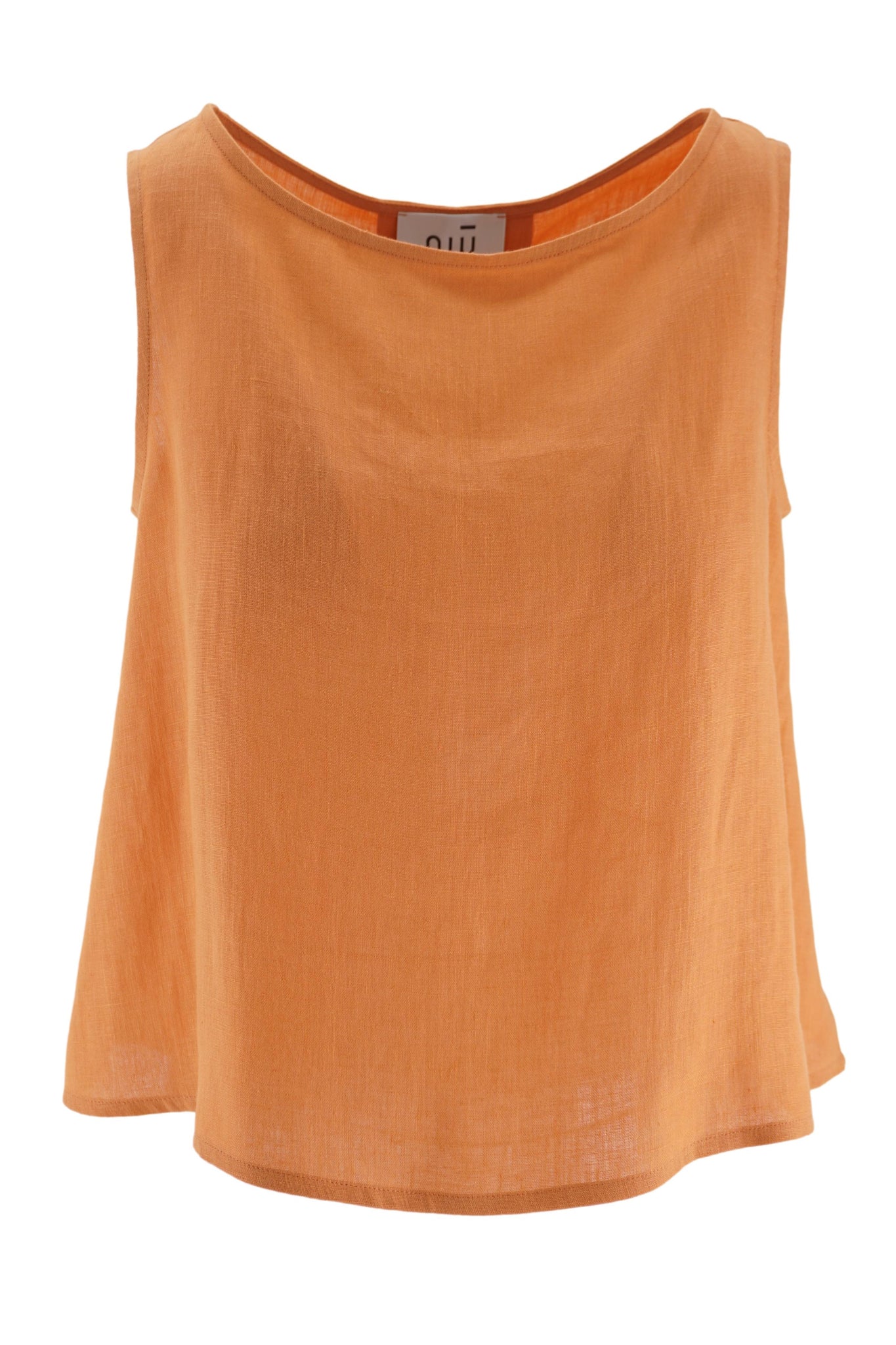 Top in Lino / Arancione - Ideal Moda