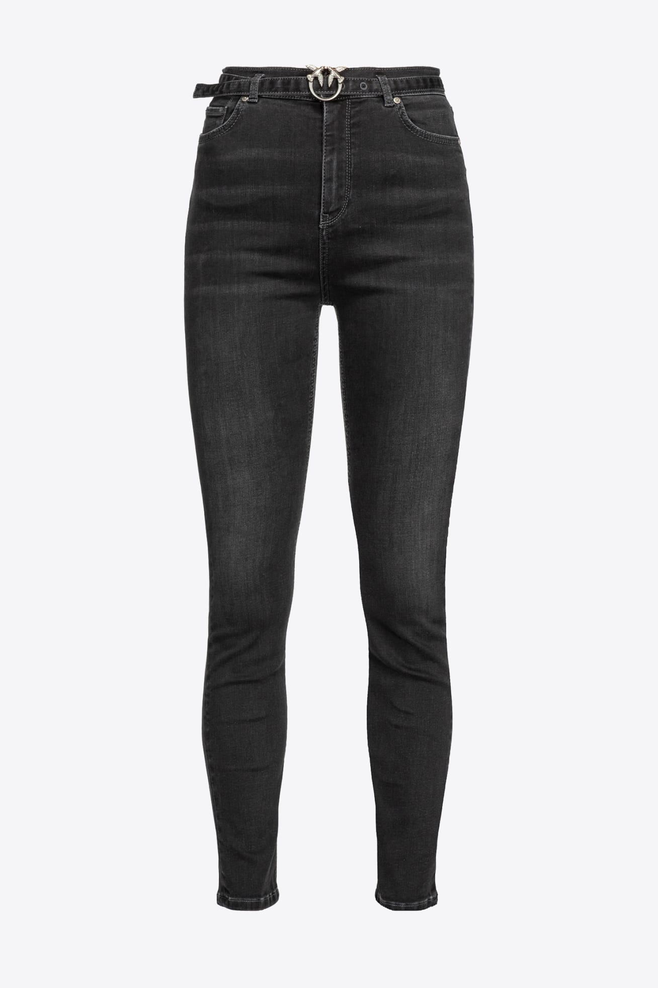 Jeans Susan Skinny Black in Tessuto Stretch / Nero - Ideal Moda