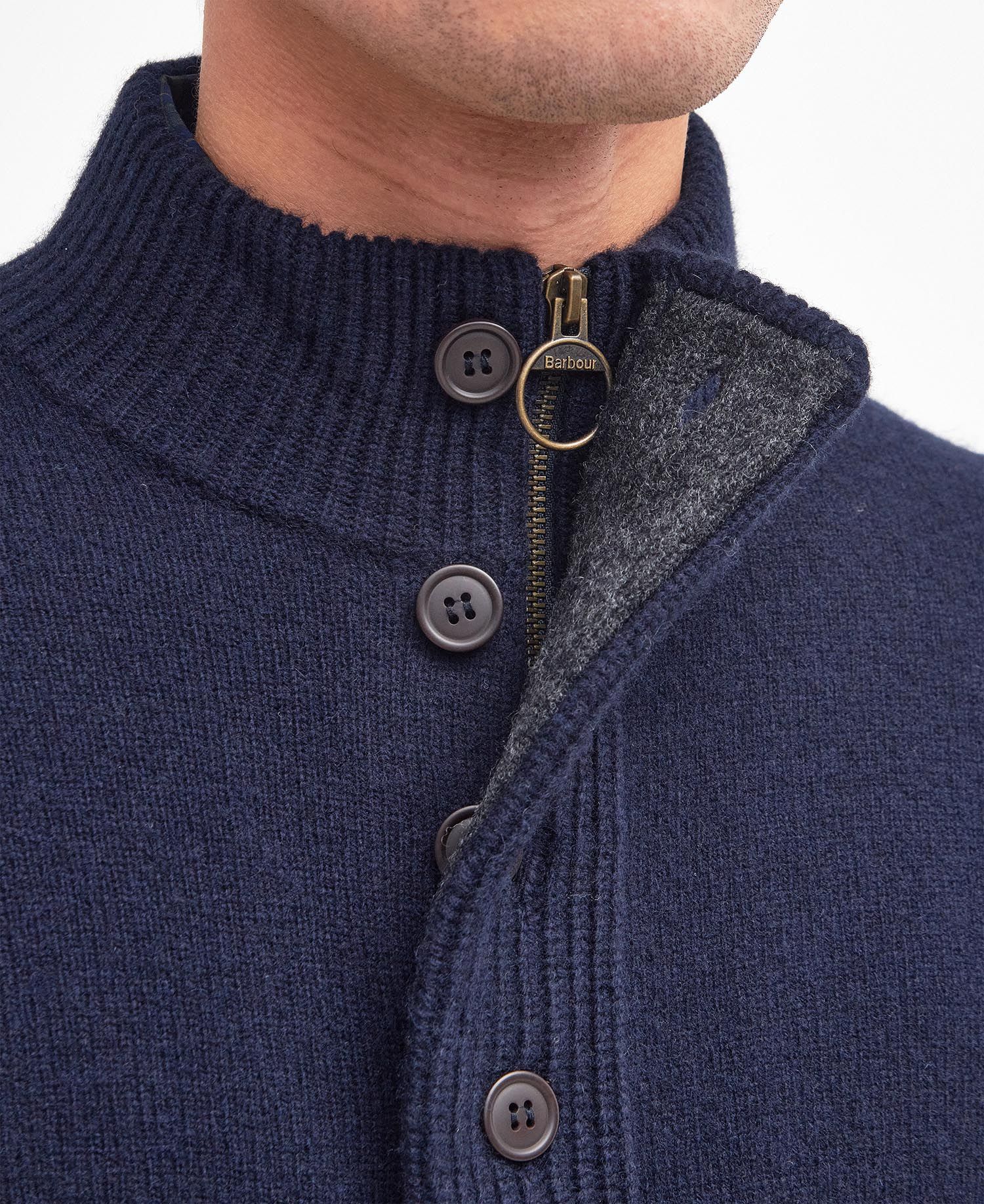 Maglia con Toppa sul Gomito / Blu - Ideal Moda