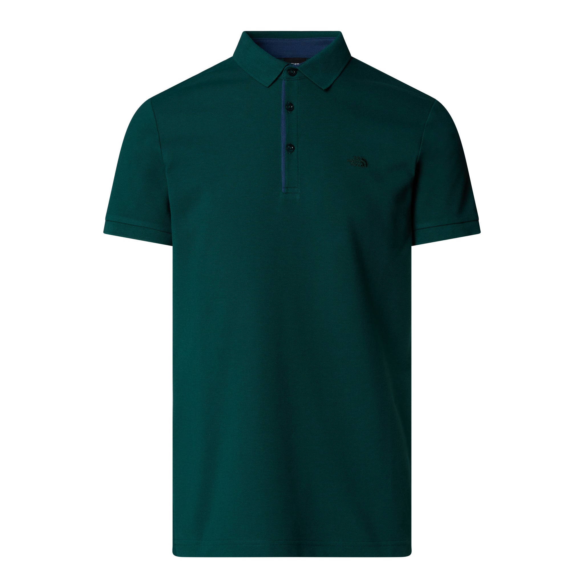Polo in Cotone Piquet con Logo / Petrolio - Ideal Moda