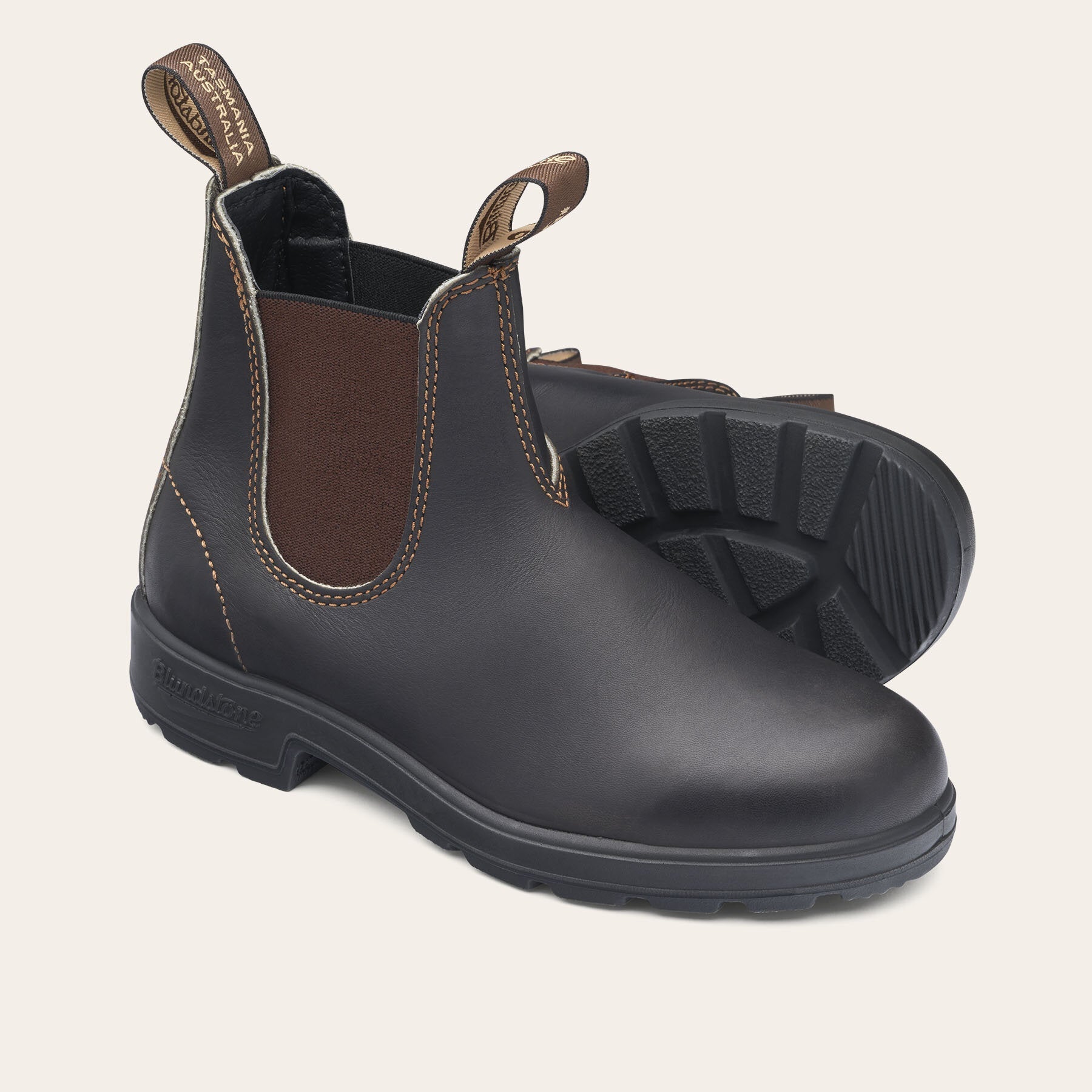Stivaletto in Pelle 500 / Marrone - Ideal Moda