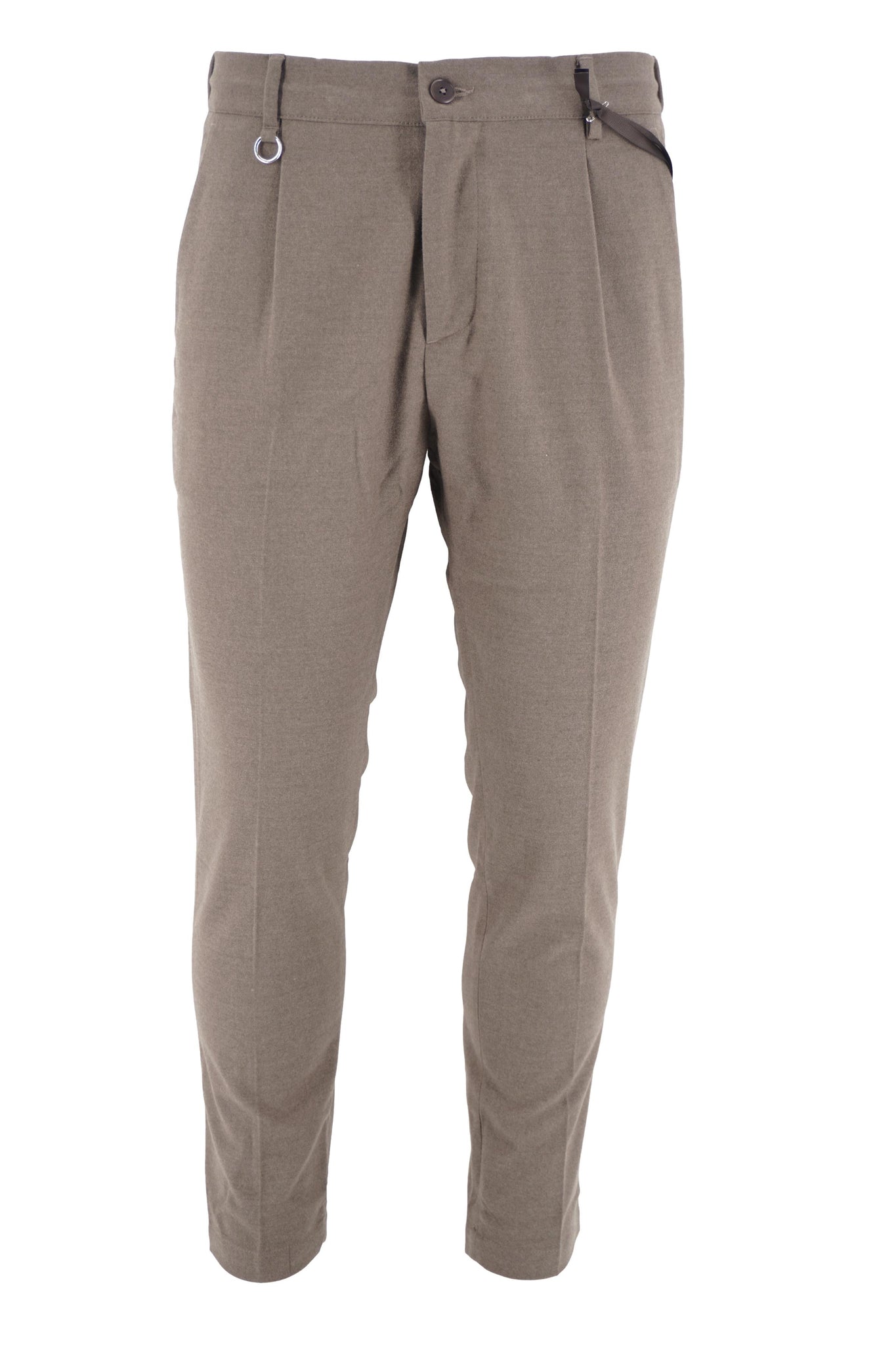 Pantalone in Flanella Modello Max / Beige - Ideal Moda