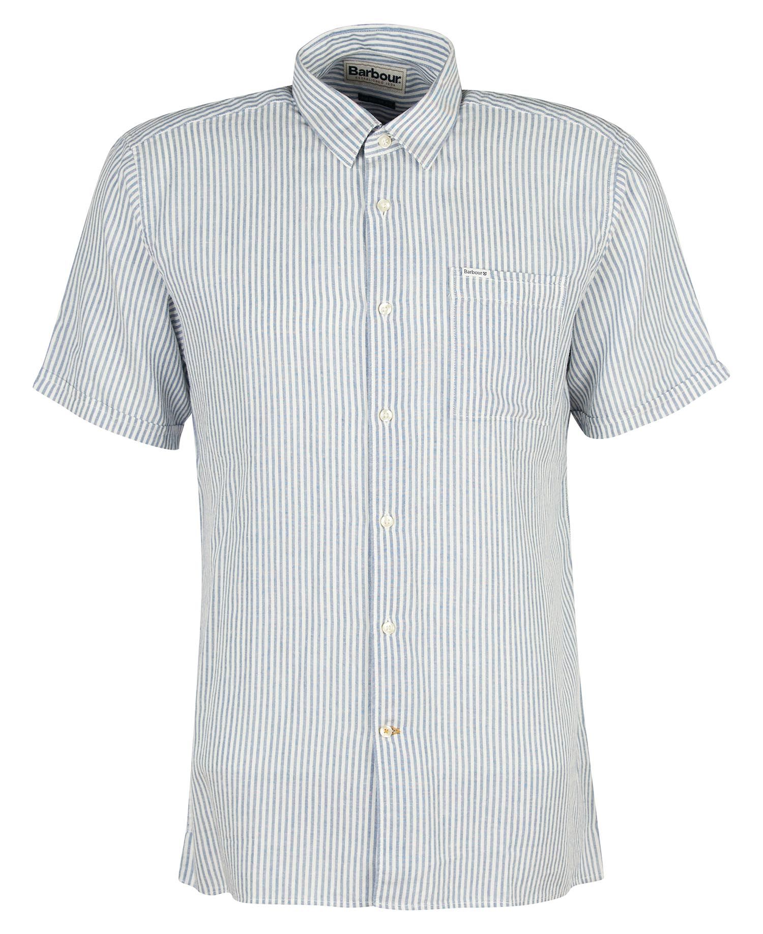 Camicia Deerpark con Fantasia a Righe / Blu - Ideal Moda