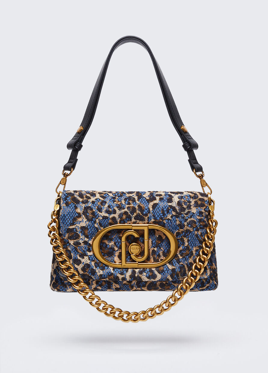 Borsa LaPuffy con Pizzo / Denim - Ideal Moda