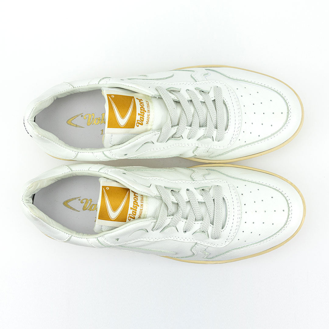 Sneaker in Pelle Super / Bianco - Ideal Moda