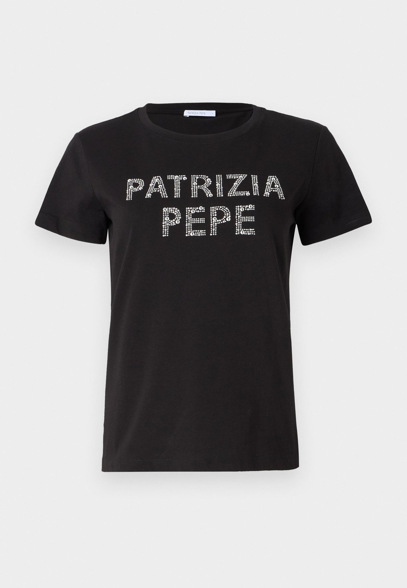 T-Shirt con Stampa / Nero - Ideal Moda