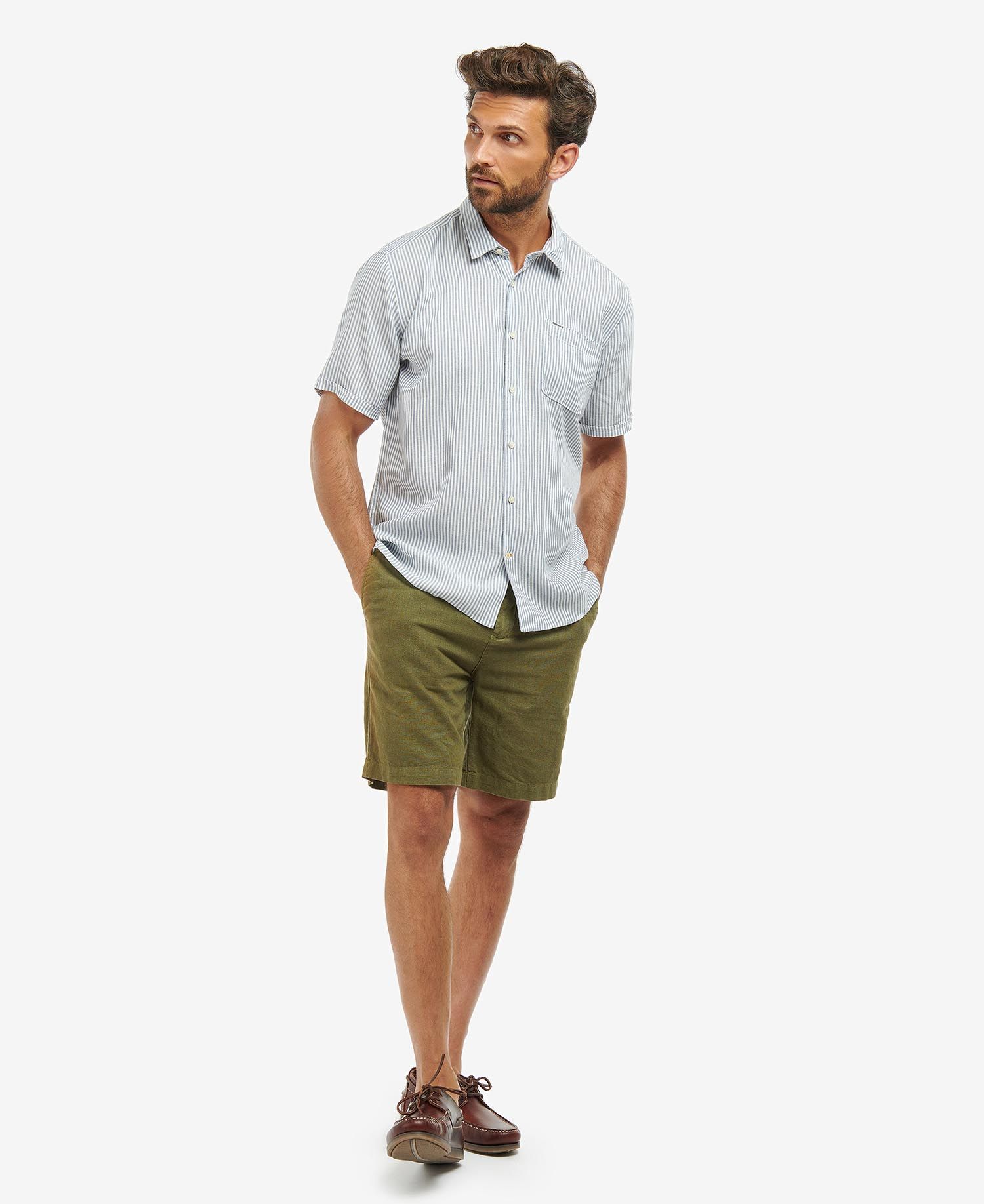 Camicia Deerpark con Fantasia a Righe / Blu - Ideal Moda