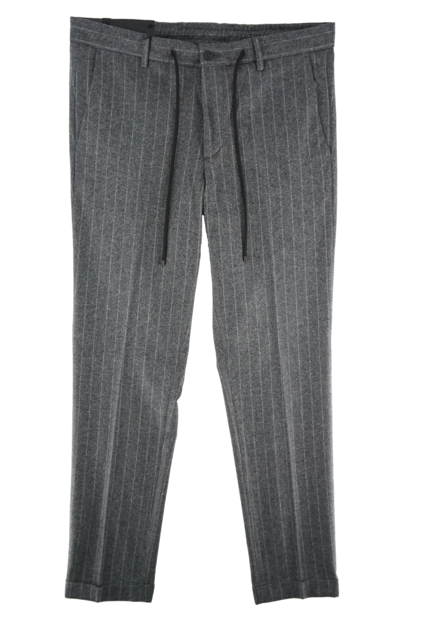 Pantalone in Lana Gessato / Grigio - Ideal Moda