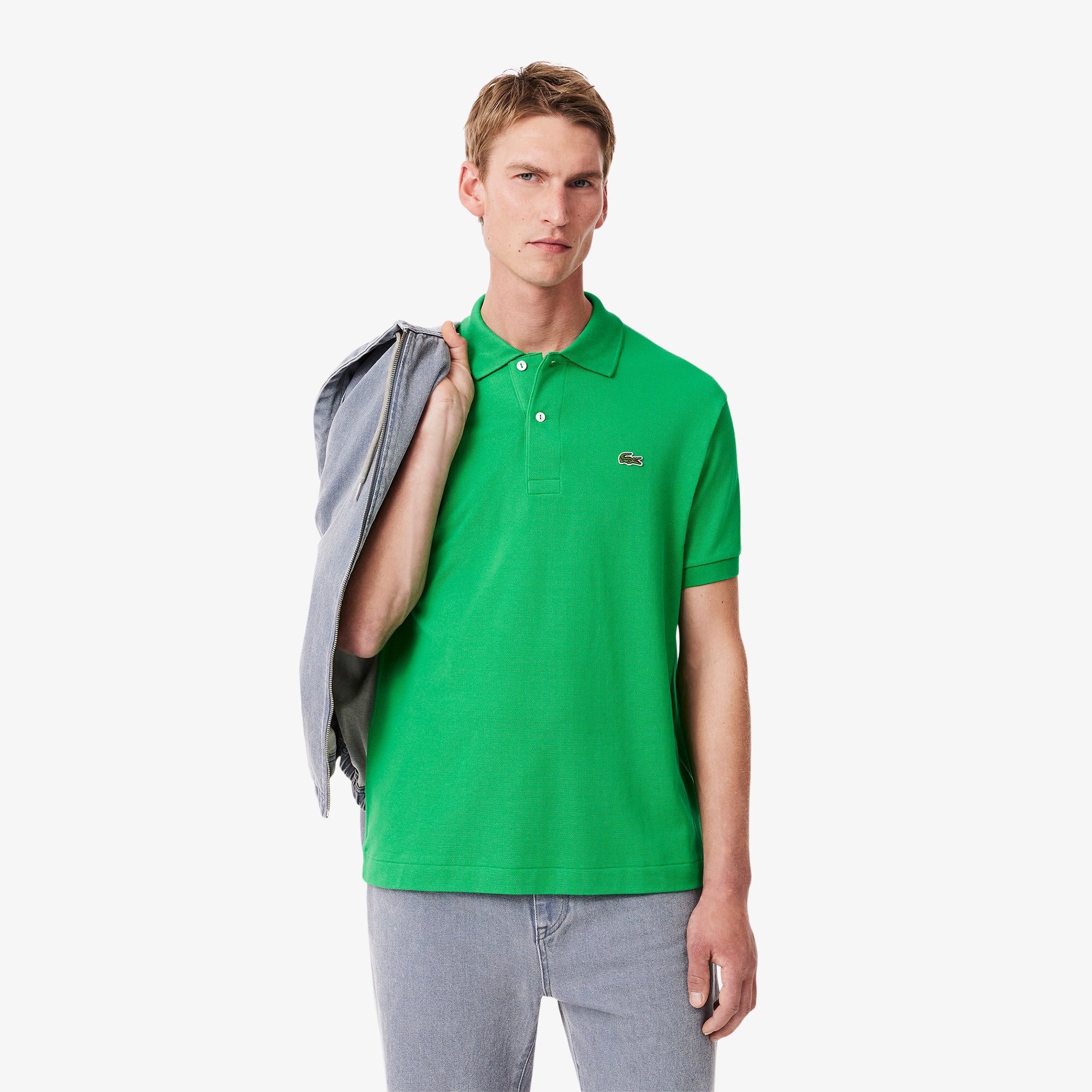 Polo 12.12 con Logo Lacoste / Verde - Ideal Moda