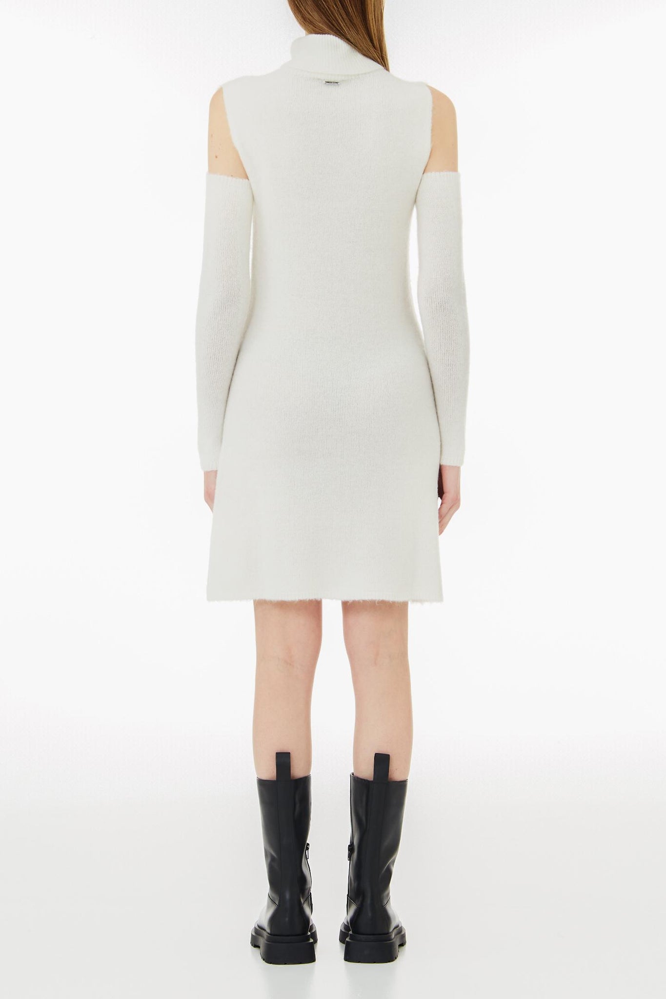 Abito in Maglia / Bianco - Ideal Moda