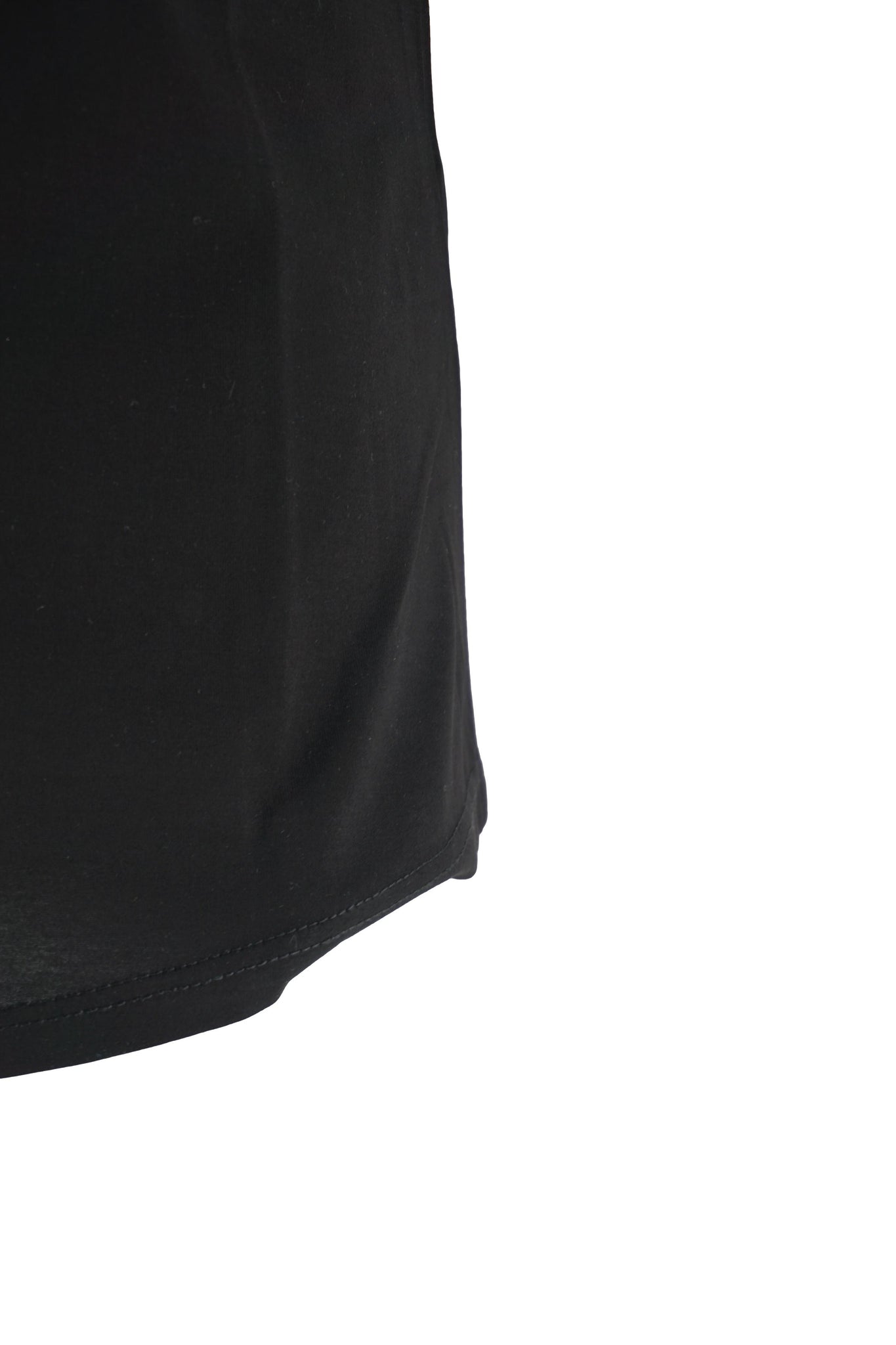 T-Shirt in Cotone Mercerizzato / Nero - Ideal Moda