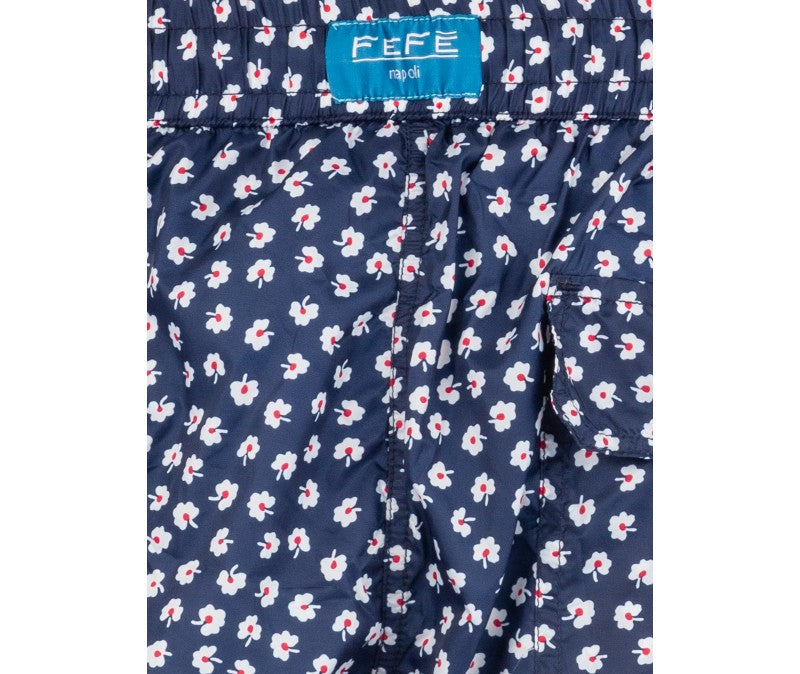 Costume Ultraleggero con Stampa / Blu - Ideal Moda