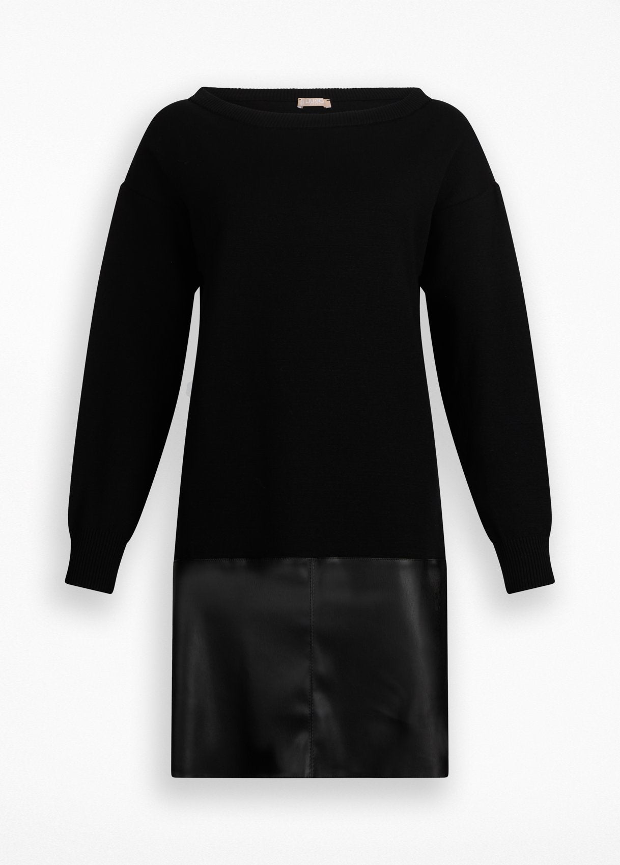 Abito Corto in Maglia / Nero