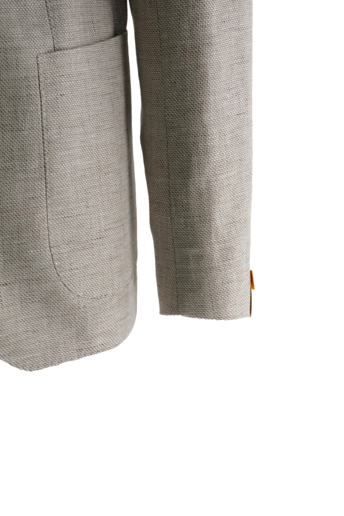 Giacca in Lino e Cotone / Beige - Ideal Moda