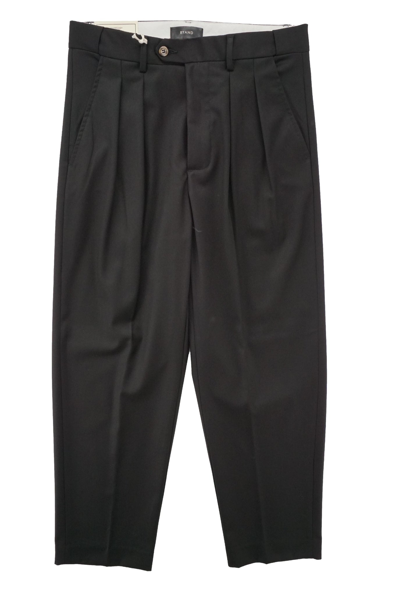 Pantalone Ricardo con Doppia Pinces / Nero - Ideal Moda