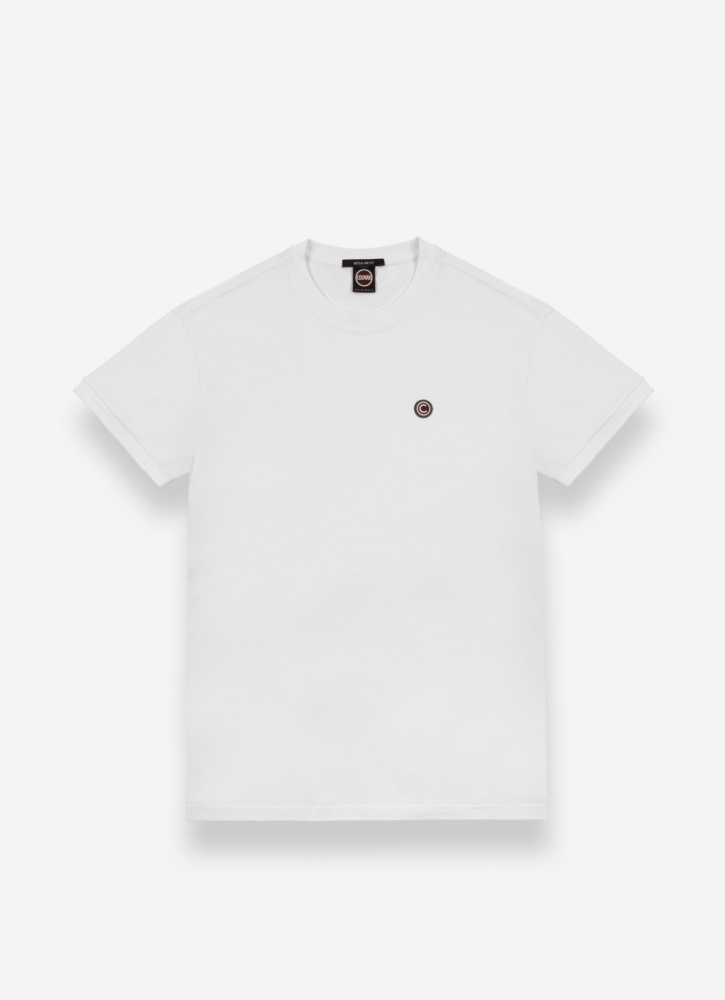T-Shirt in Piquet di Cotone / Bianco - Ideal Moda