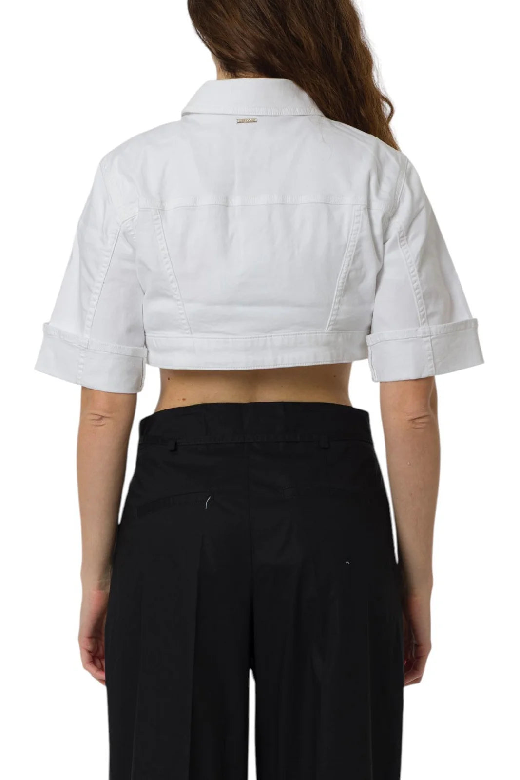 Gubbino Corto in Denim / Bianco - Ideal Moda