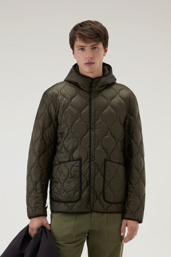 Cappotto 3 in 1 in Nylon Elasticizzato / Nero - Ideal Moda