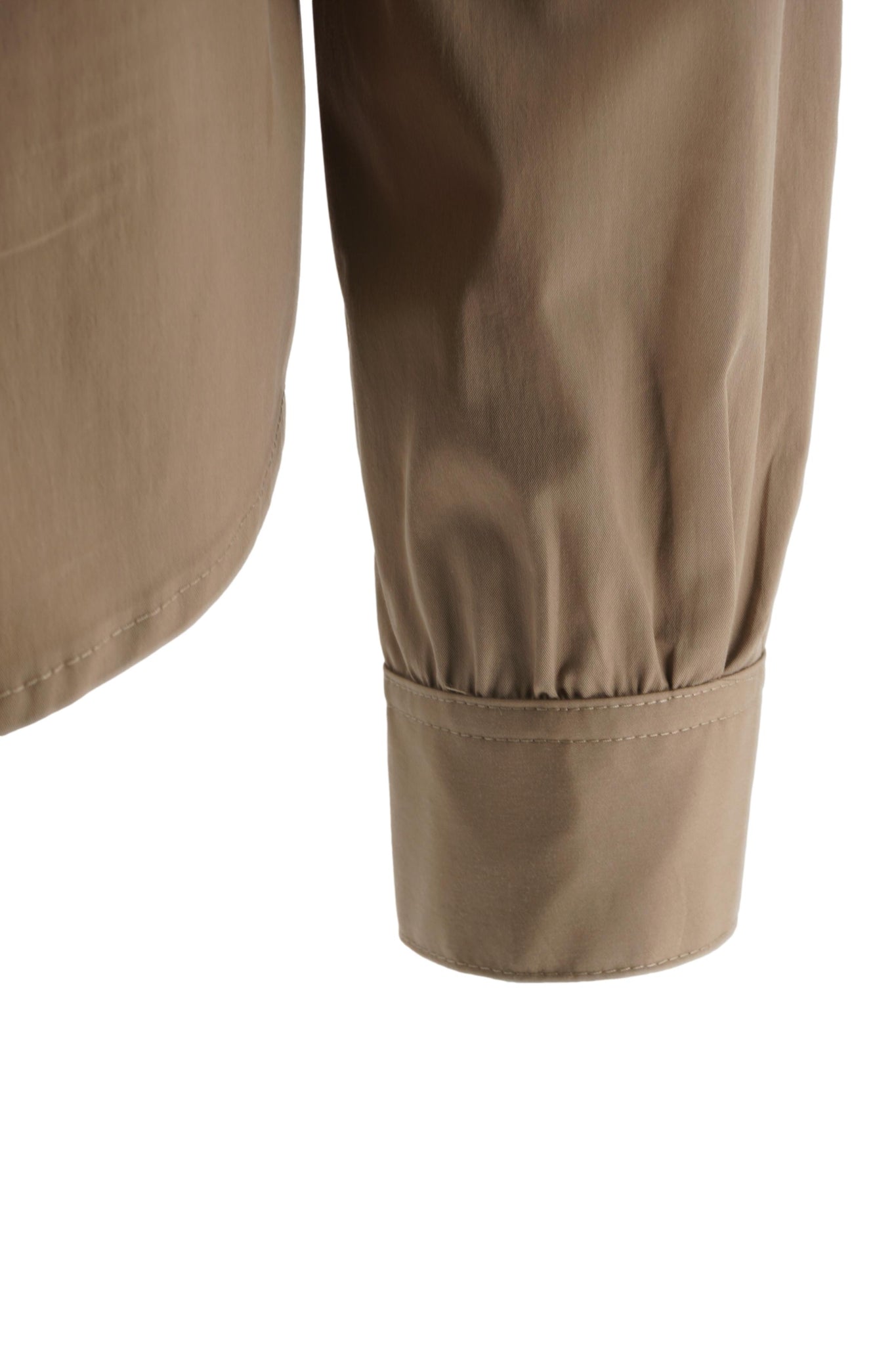Camicia in Tessuto Tecnico Elasticizzato / Beige - Ideal Moda