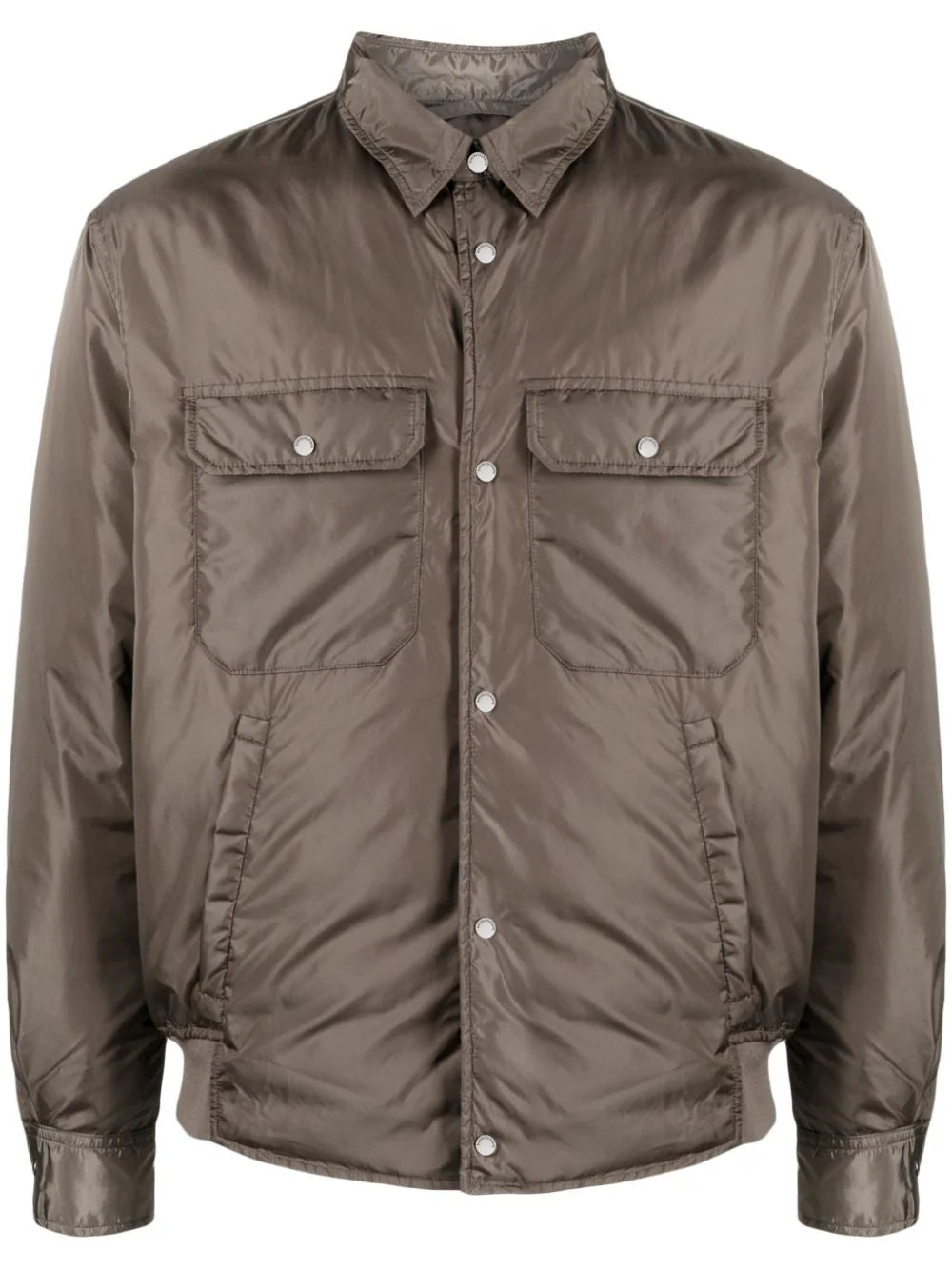 Piumino Modello Camicia / Marrone - Ideal Moda